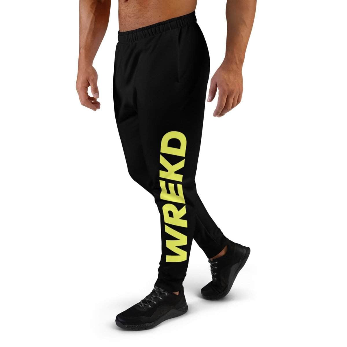  WREKD Drone Racing Men's Joggers - Black、mySite、merchandisen