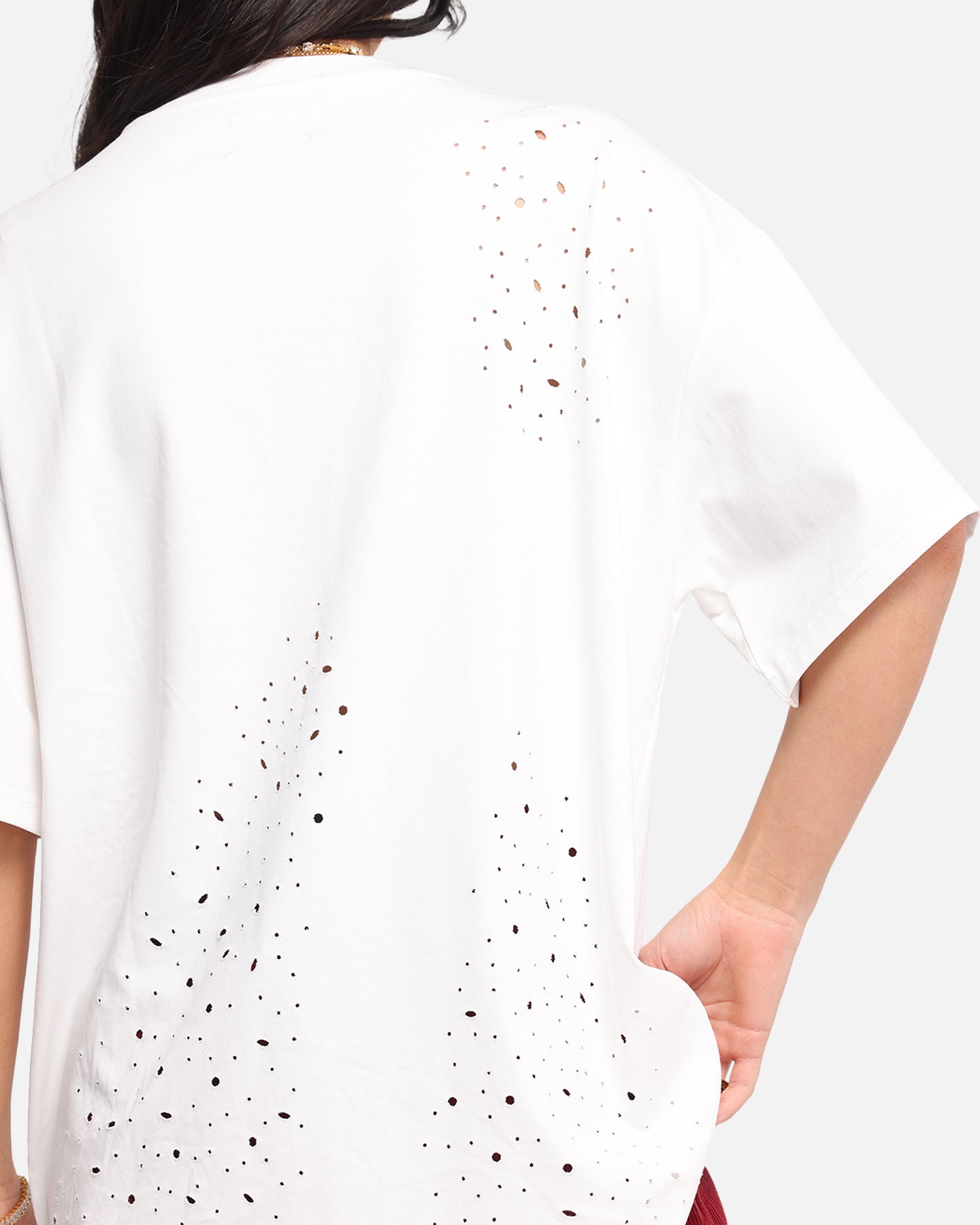 XXIII Distressed T-Shirt White、mySite、zt4zffjzw