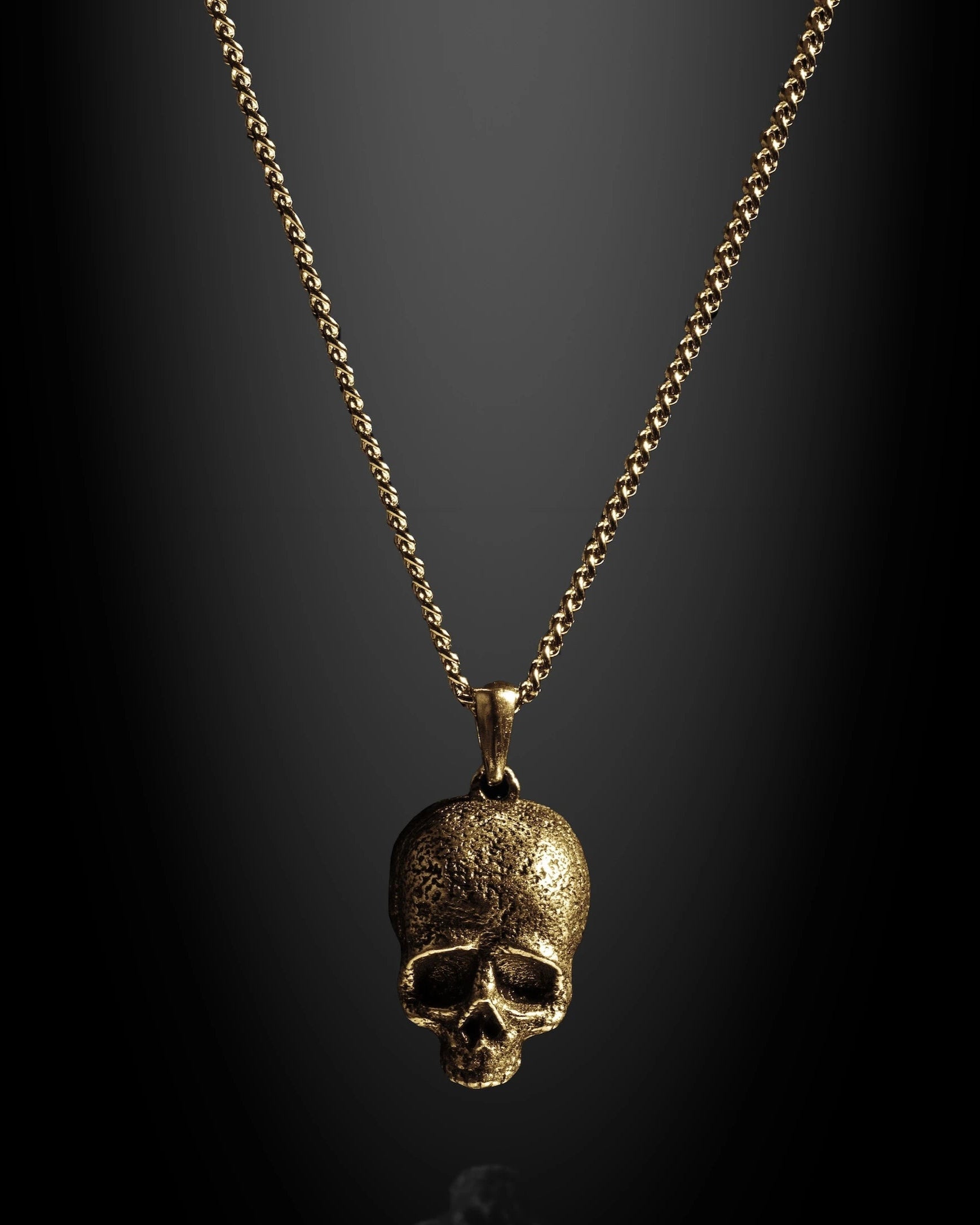 Memento Mori Pendant - 14K Gold、mySite、botmansion