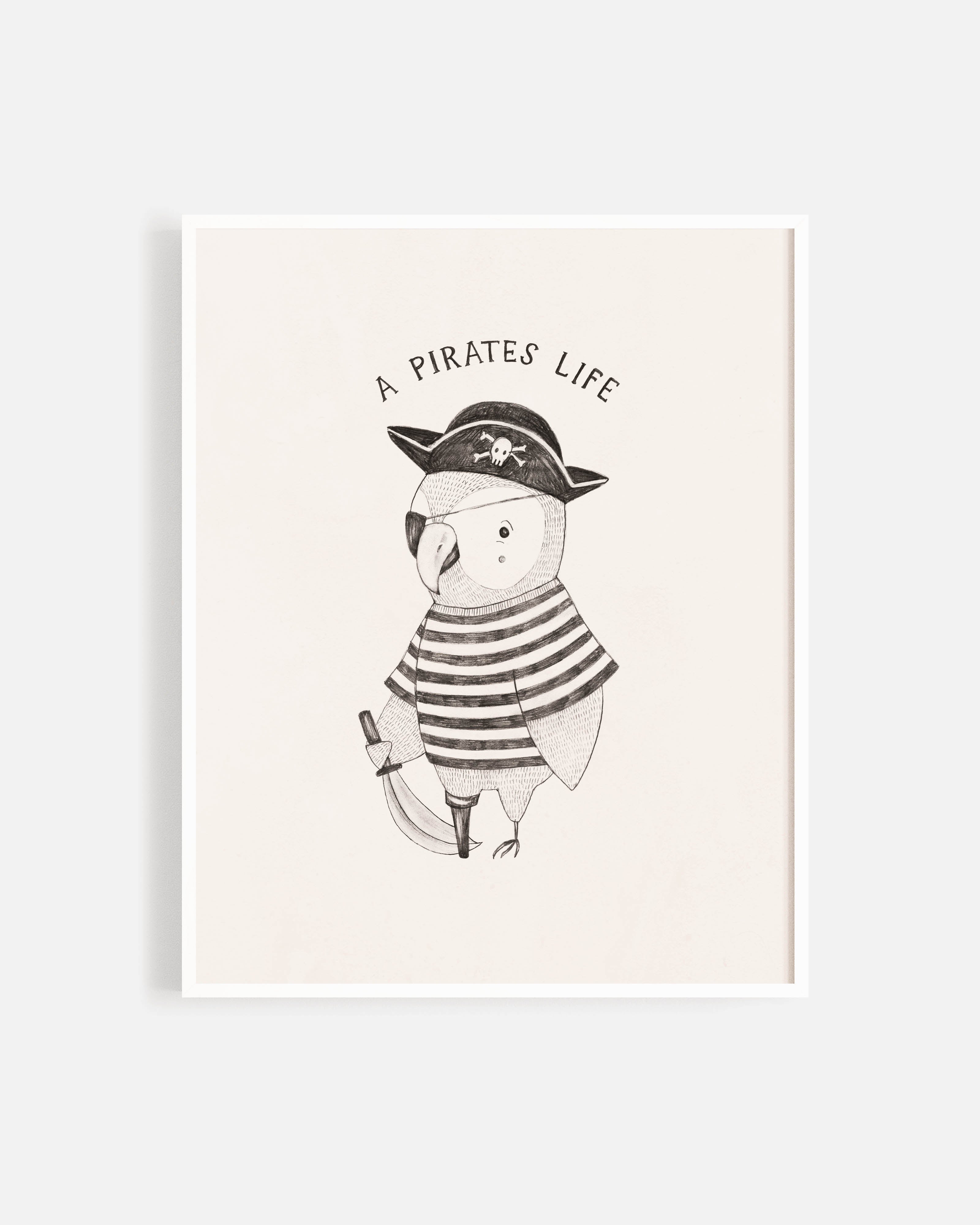  Art Print || Pirate Parrot、mySite、layawaytickets