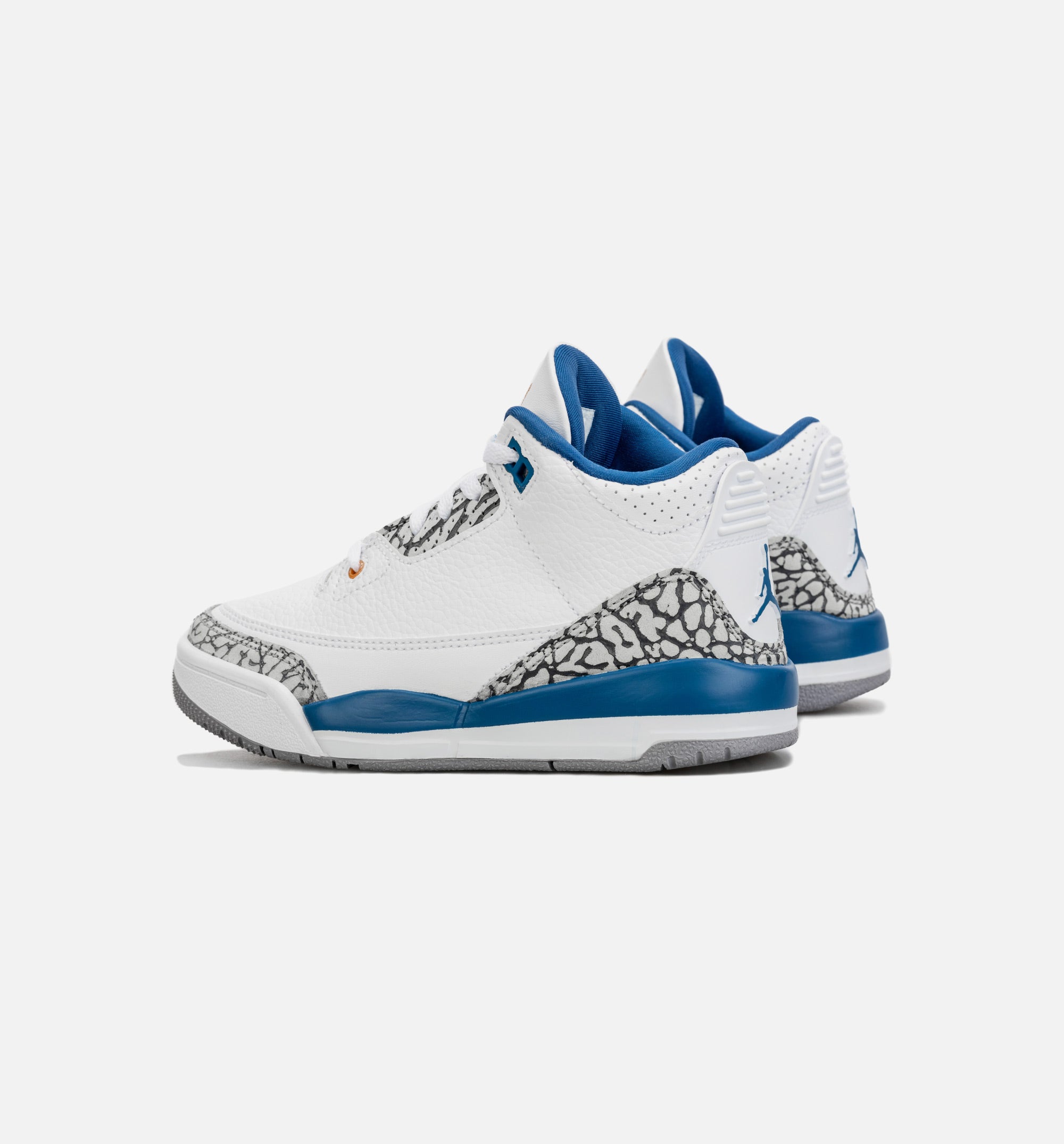 Air Jordan 3 Retro Wizards True Blue Preschool Lifestyle Shoe - White/Blue、mySite、dreamappss