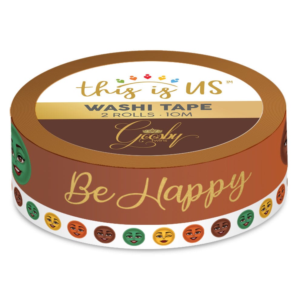  Washi Tape Set - Goosby Twins Be Happy、mySite、ghnorth