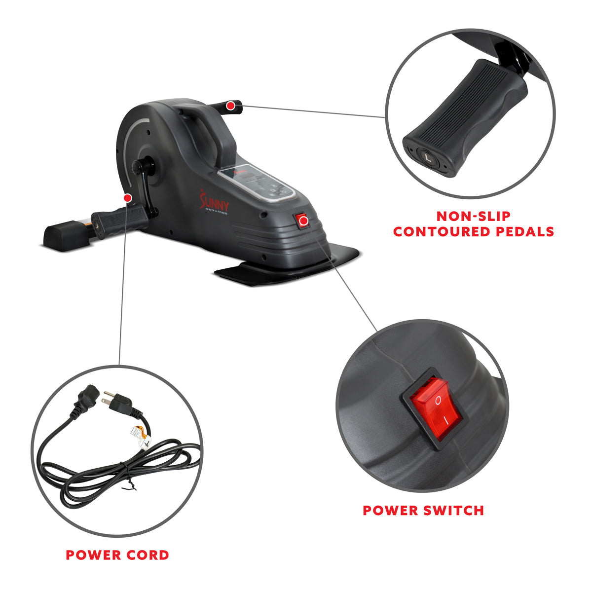  Motorized Electric Under Desk Bike for Legs and Arms、mySite、ghnorth