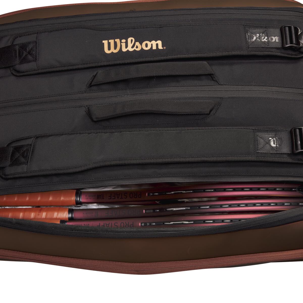 Wilson Pro Staff v14 Super Tour 15 Pack Racquet Bag (Bronze)
