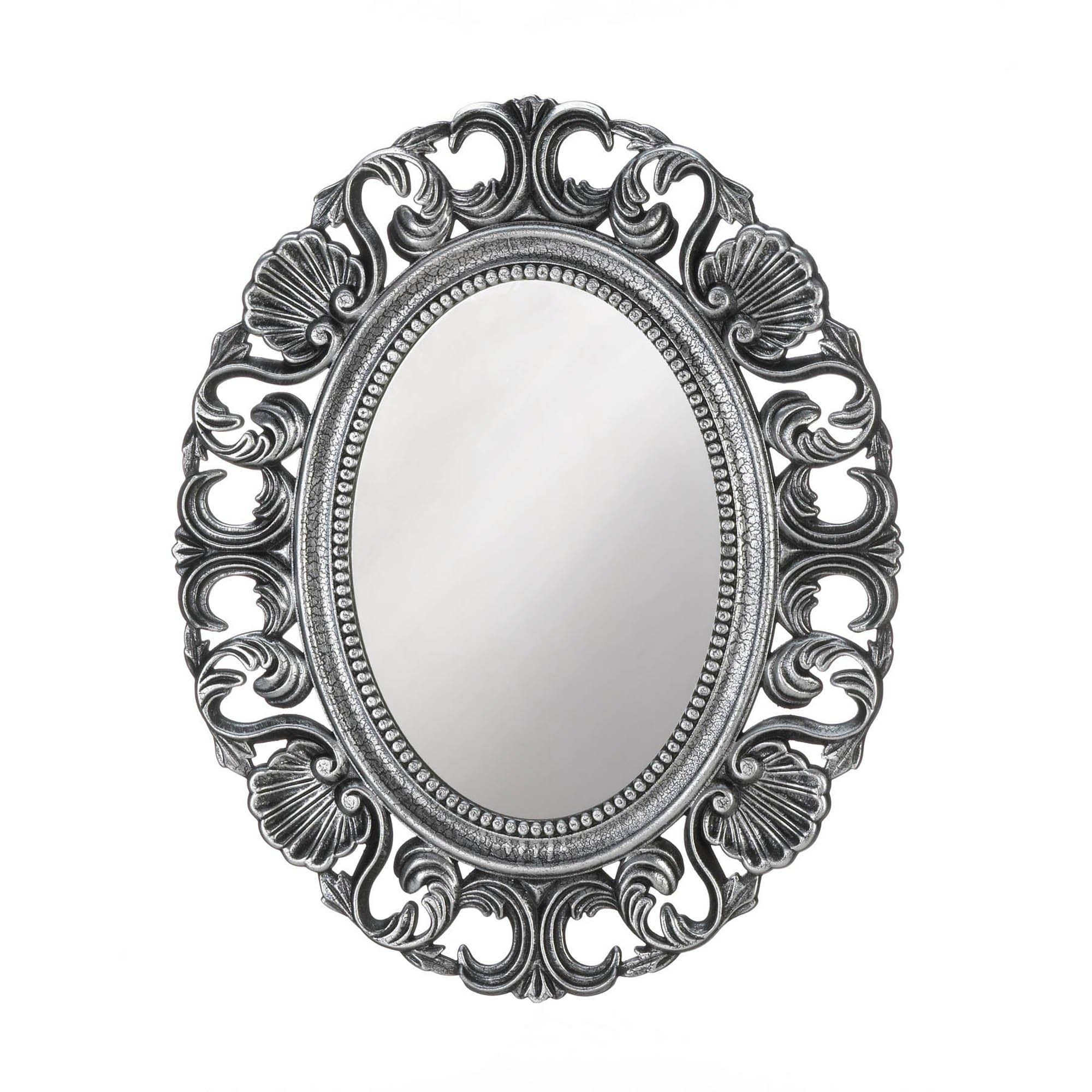 Silver Scallop Wall Mirror、mySite、g9winljtr