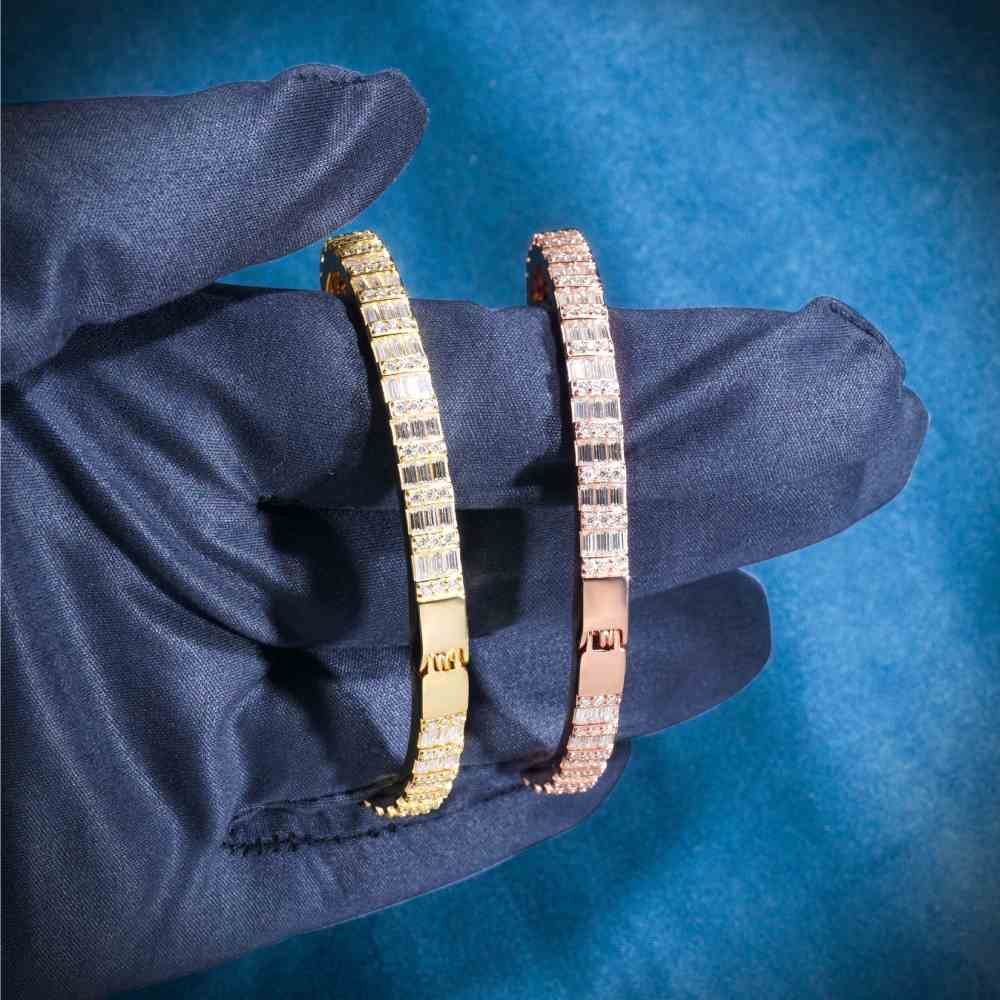 Baguette Bangle Bracelet 14K Gold、mySite、hinf8tx79