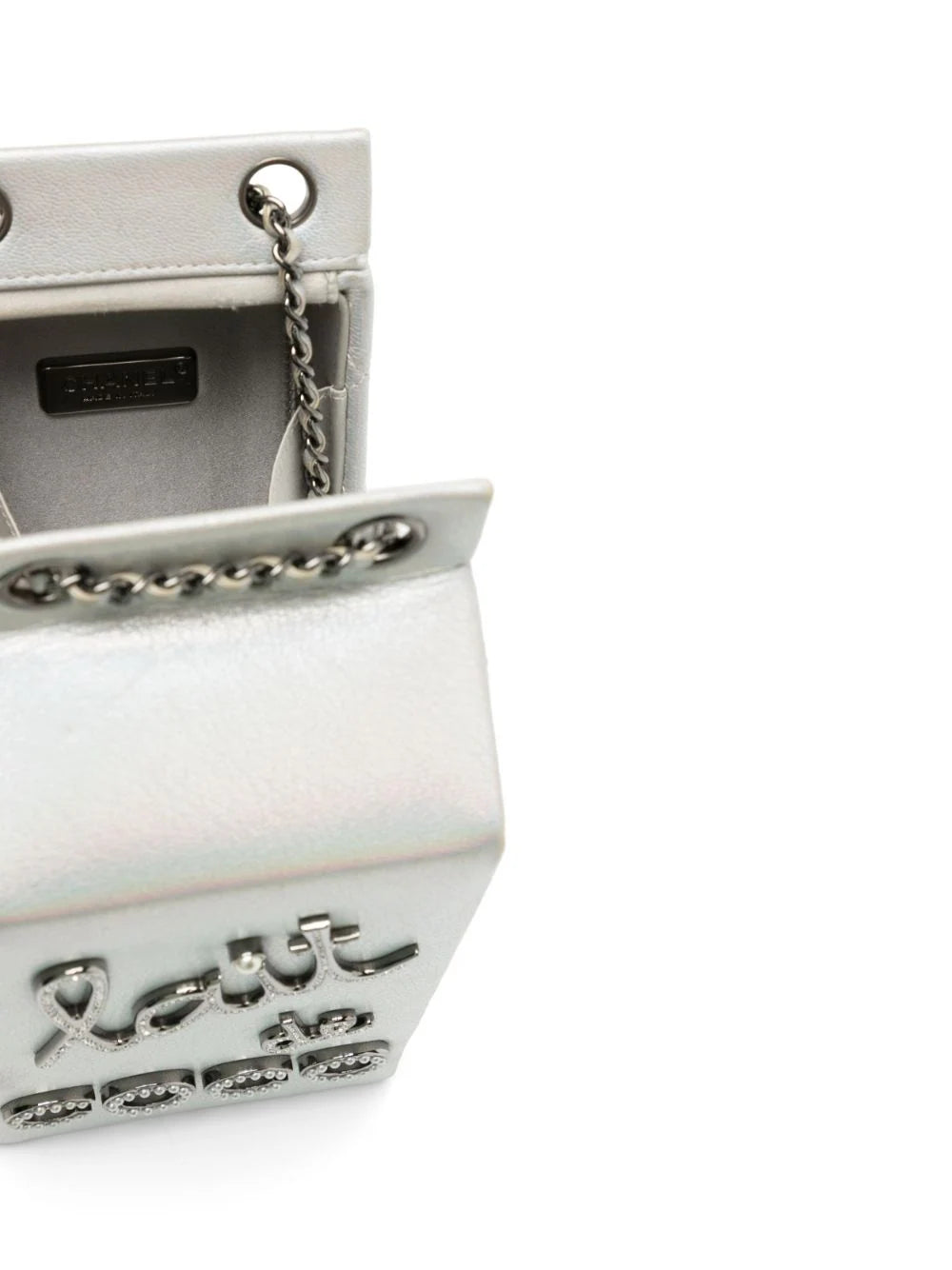 Iridescent Silver Lait de Coco Milk Carton Bag、mySite、garminoutage.com