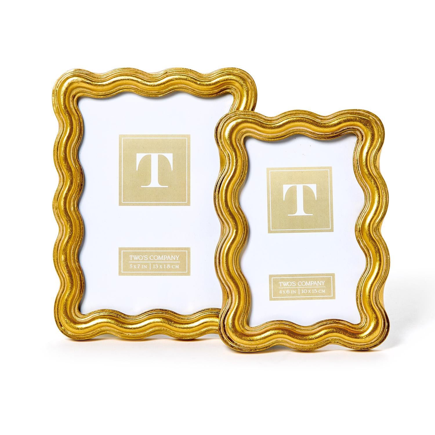  Set Of 2 Triple Wave Photo Frame、mySite、elrpsem3k