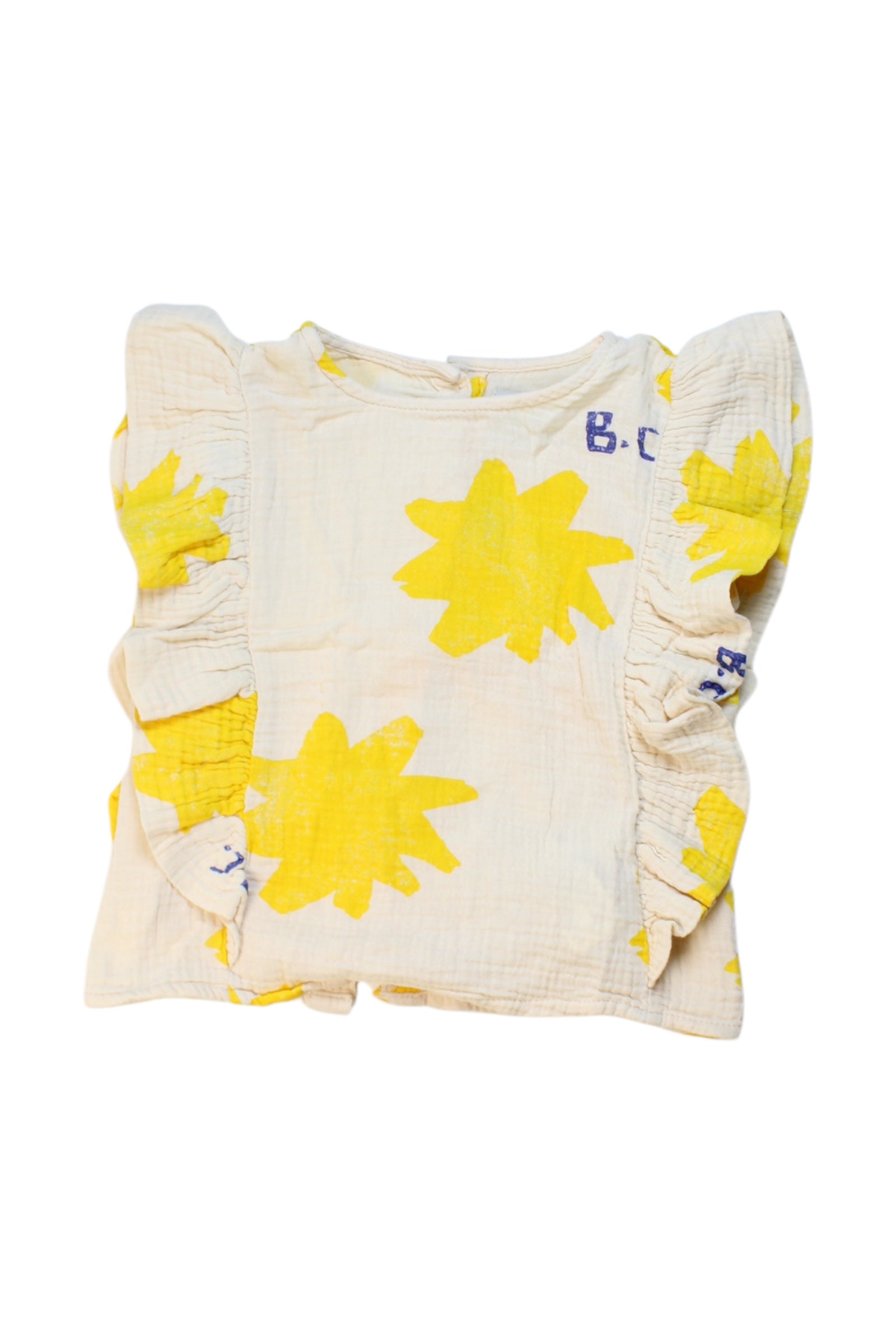 Bobo Choses Ruffled Long Sleeve Top - Size 6T、mySite、g9winljtr
