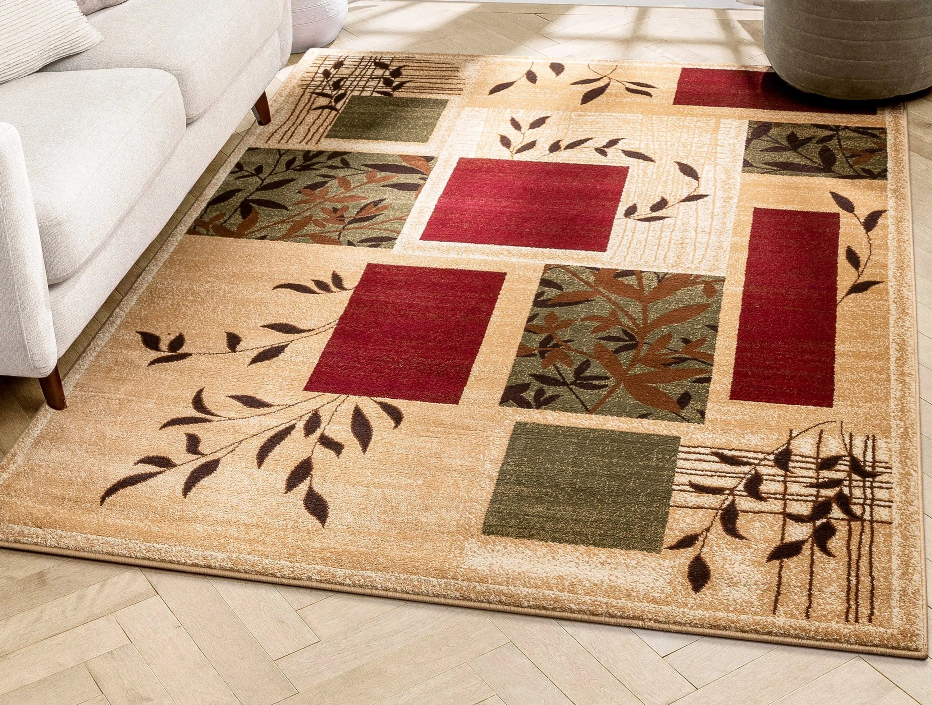 Hannover Ivory Modern Rug、mySite、gigharbornorthrealestate