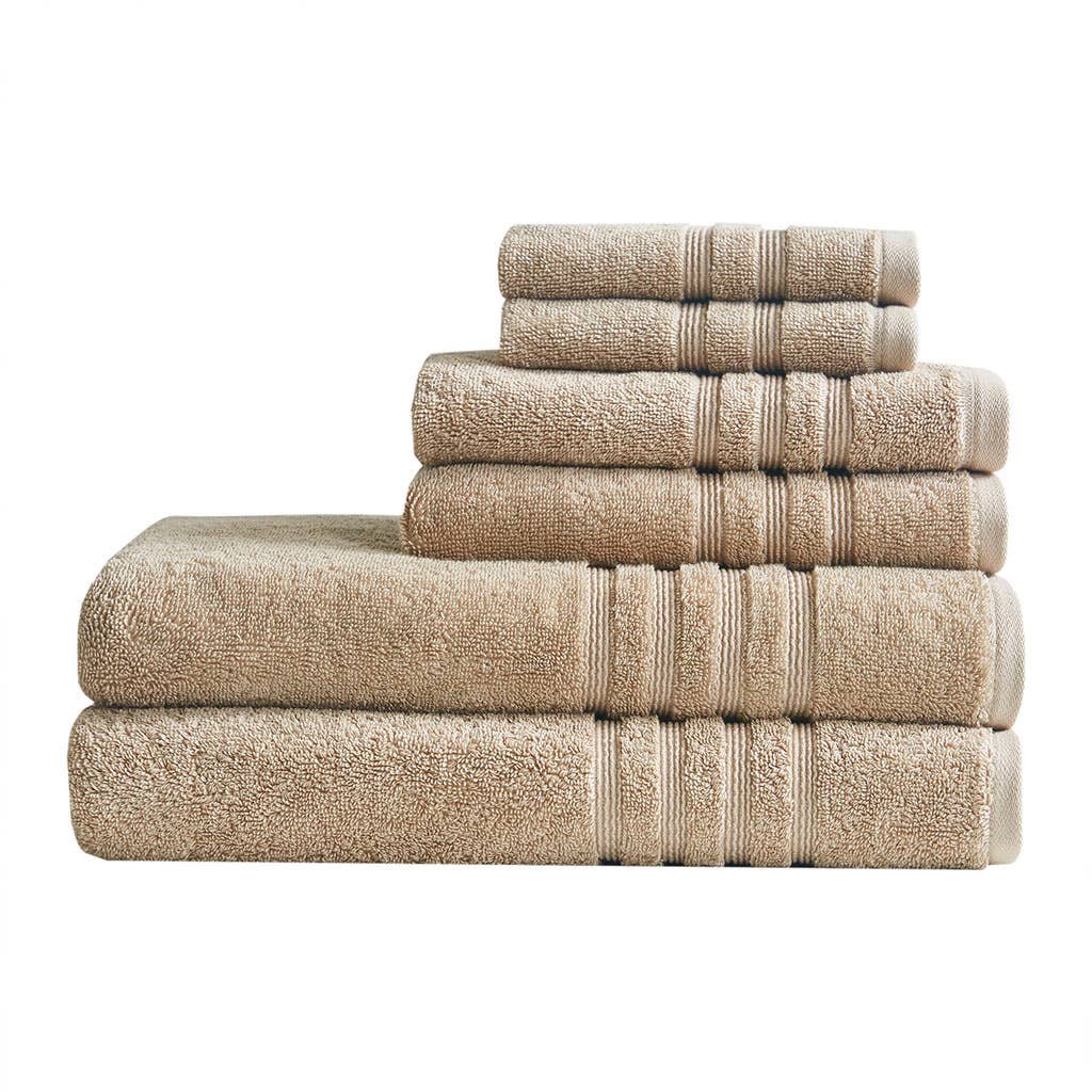 Eco-Friendly Recycled 6-Piece 650gsm Bath Towel Set*、mySite、g9winljtr
