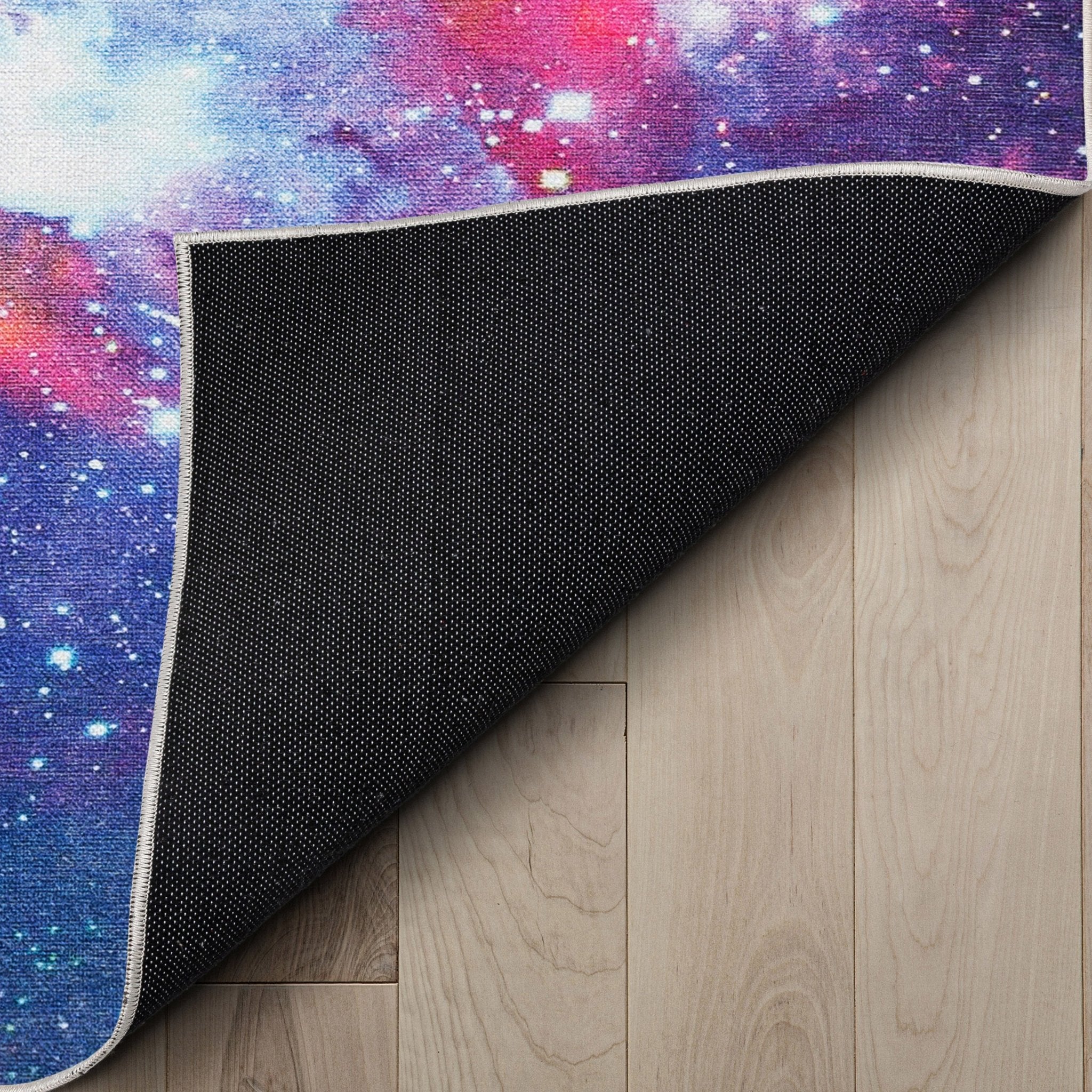 Celestial Space Flat Weave Modern Abstract Multi 5'3 x 7'3 Rug、mySite、gigharbornorthrealestate