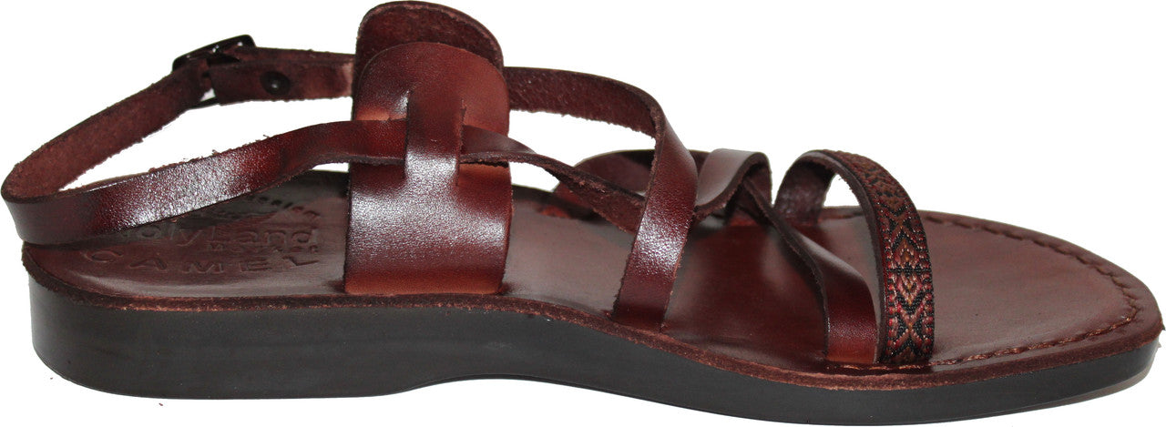  Holy Land Market Men/Women Biblical Jesus Leather/Embroidered Sandals/Slides From Jerusalem (Moses Style)、mySite、elrpsem3k