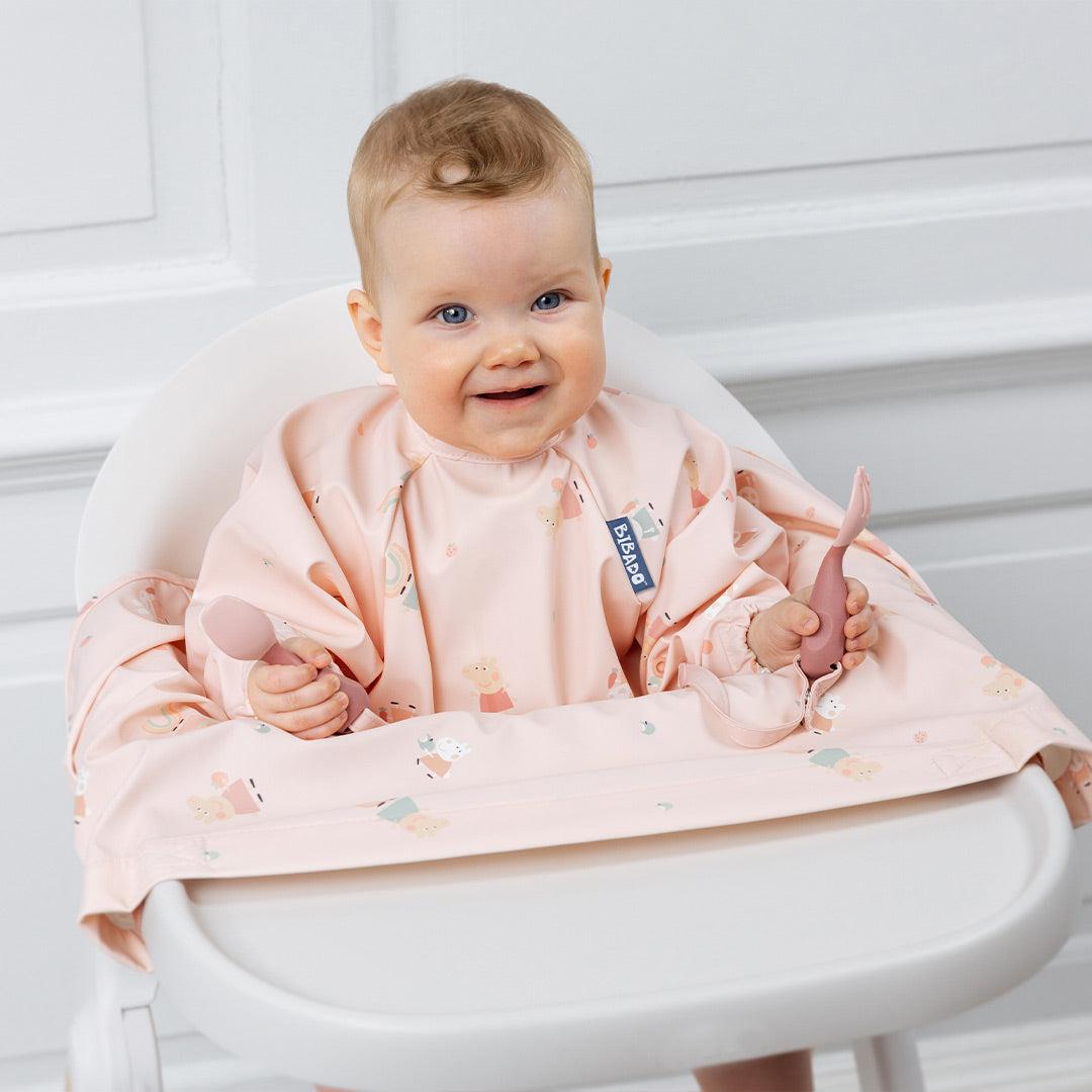  Bibado Long Sleeve Coverall Weaning Bib - Peppa Pig、mySite、merchandisen