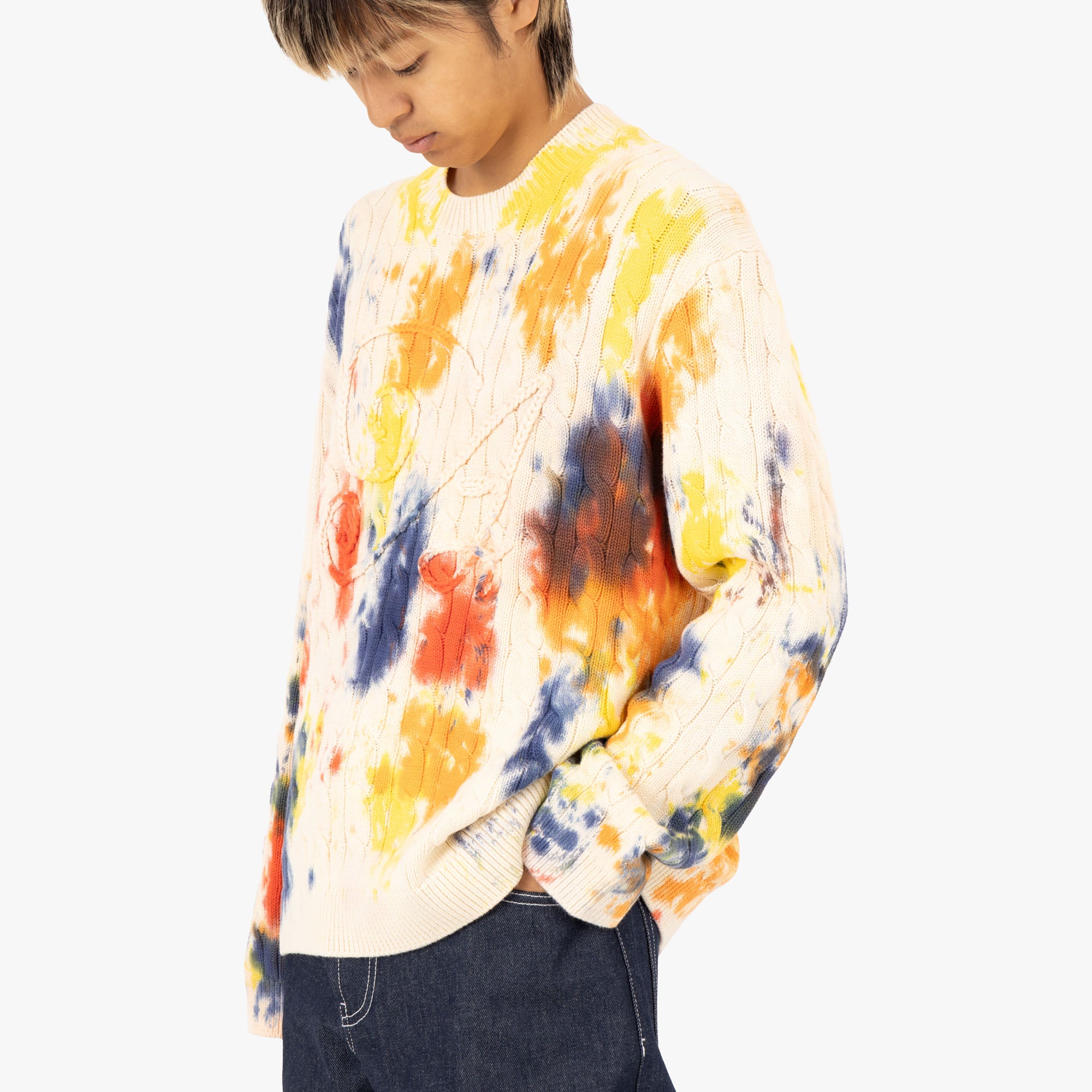  Awake NY Applique Sweater / Tie Dye、mySite、merchandisen