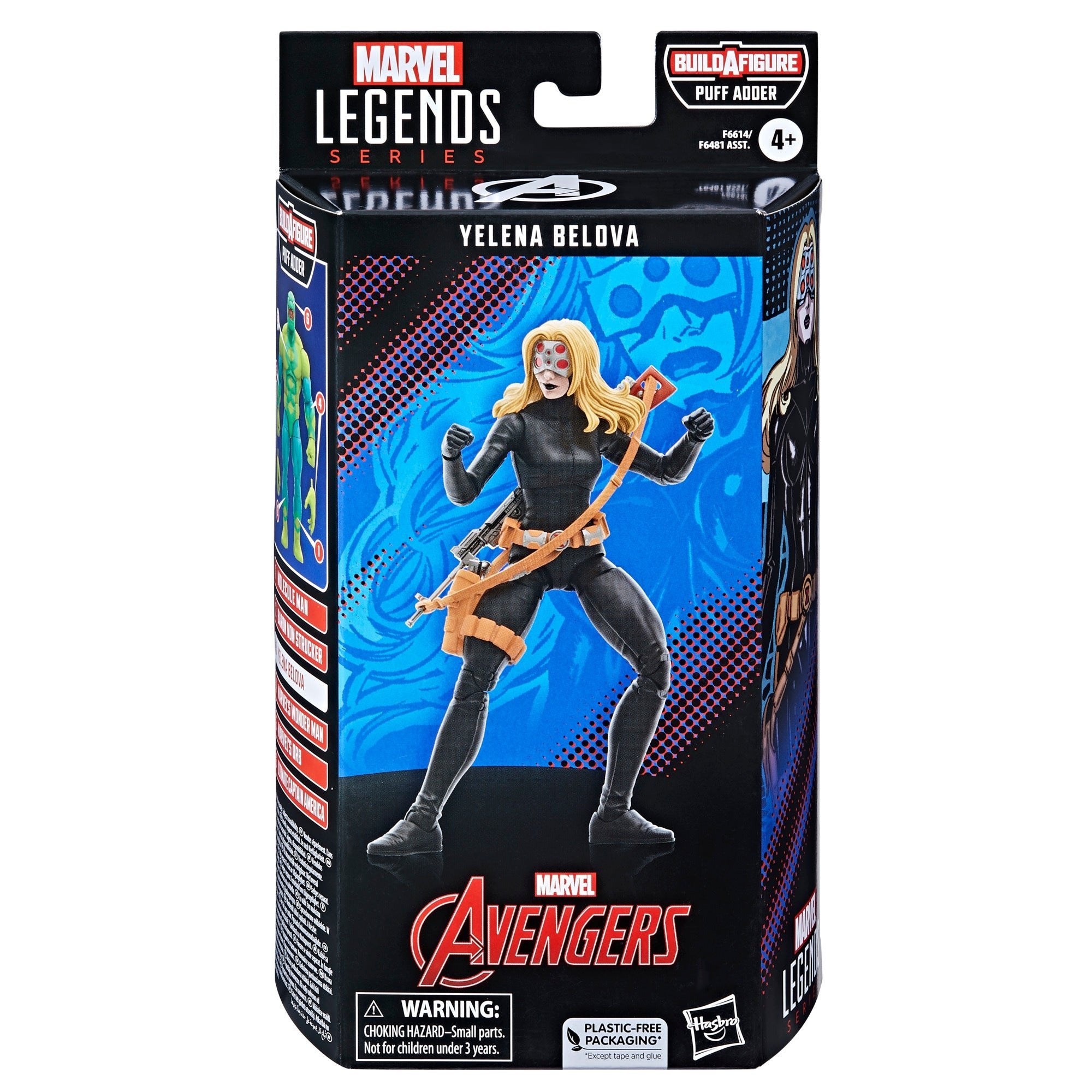 Marvel Legends Yelena Belova Black Widow (Puff Adder BAF)、mySite、hgirdovlk