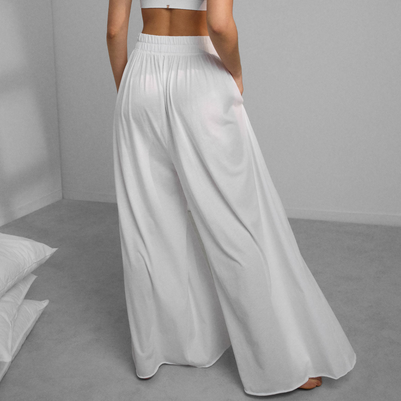 Organic Pima Wide Leg Pant、mySite、bengalsvssteelers