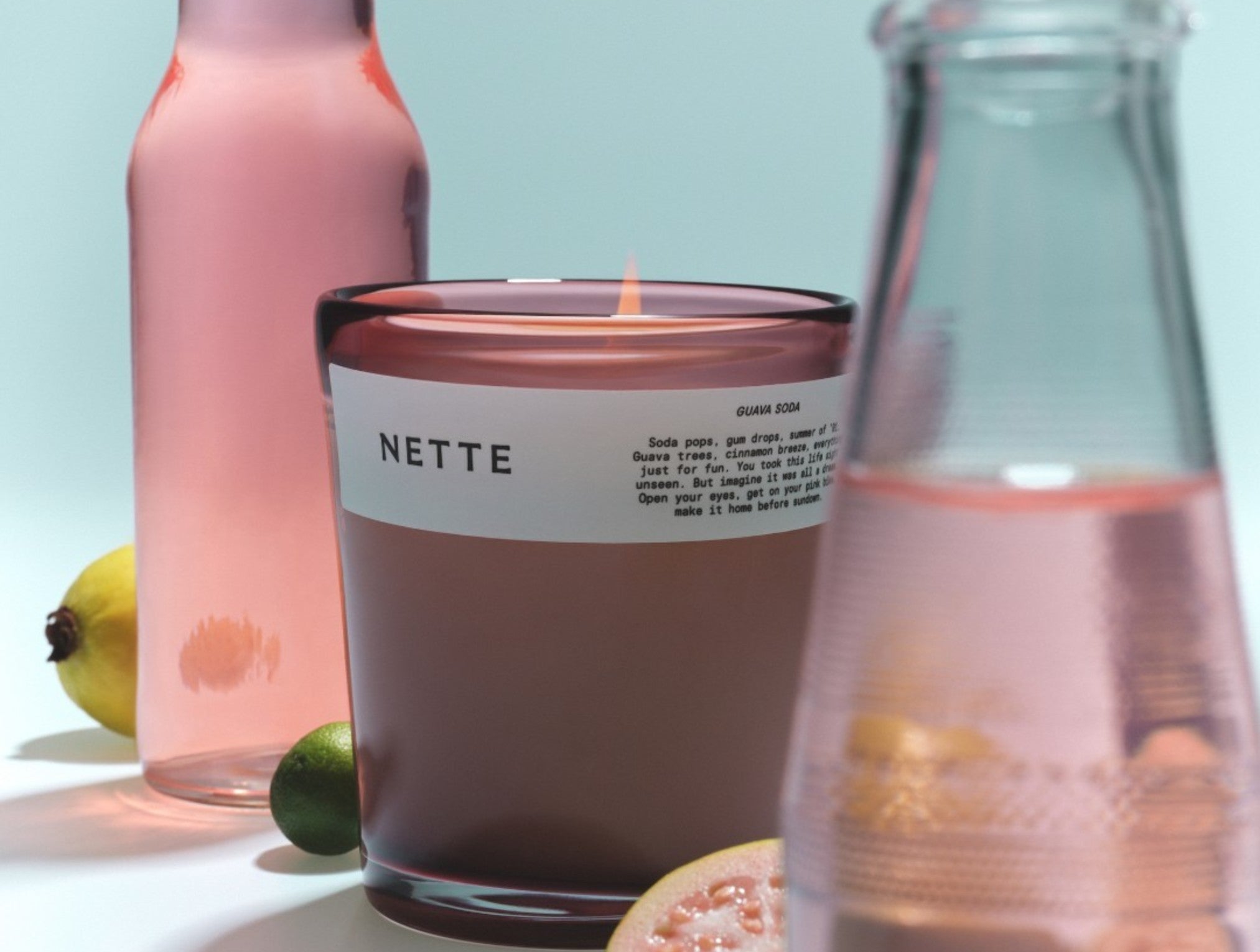  Nette Guava Soda Glass Candle 10 oz.、mySite、sugarbowlscore