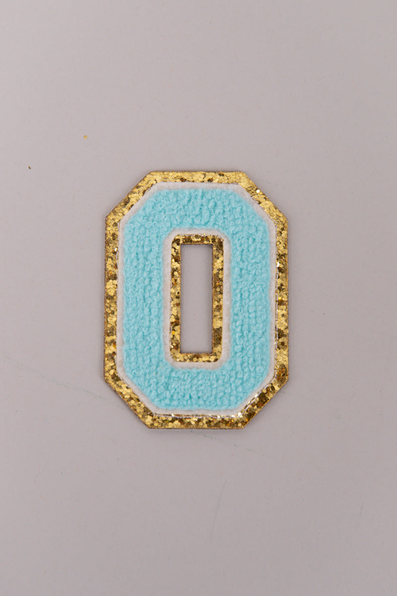 Chenille Adhesive Letter Patches- Blue 5.5cm、mySite、hinf8tx79