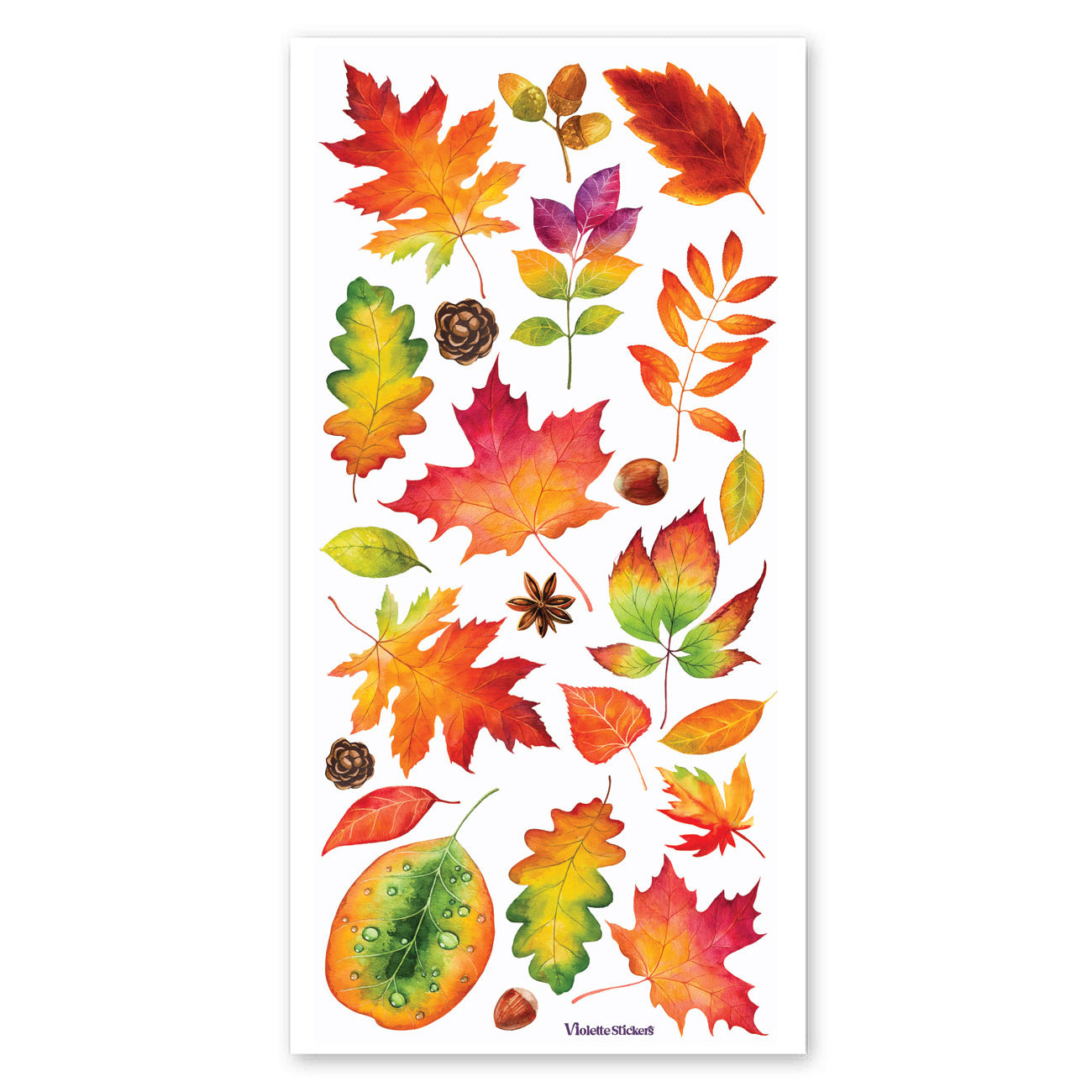  Fall Leaves Stickers、mySite、ghnorth