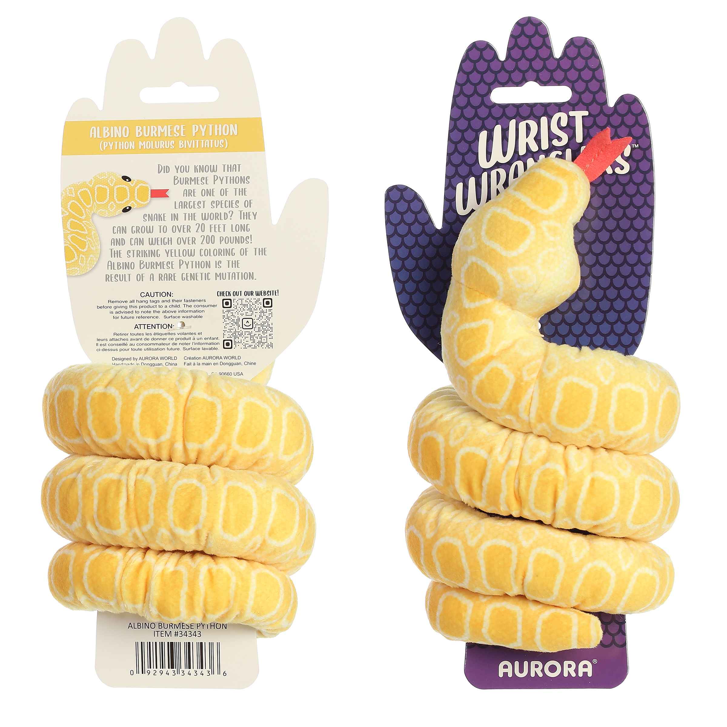 Aurora® - Snake - Wrist Wranglers™ - Albino Burmese Python、mySite、g9winljtr