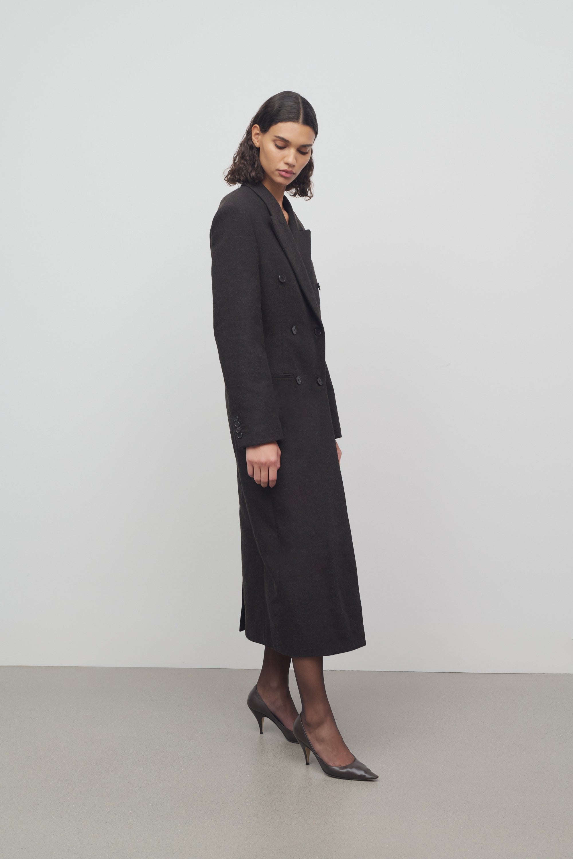 Duras Coat in Cotton and Wool、mySite、aoinhome