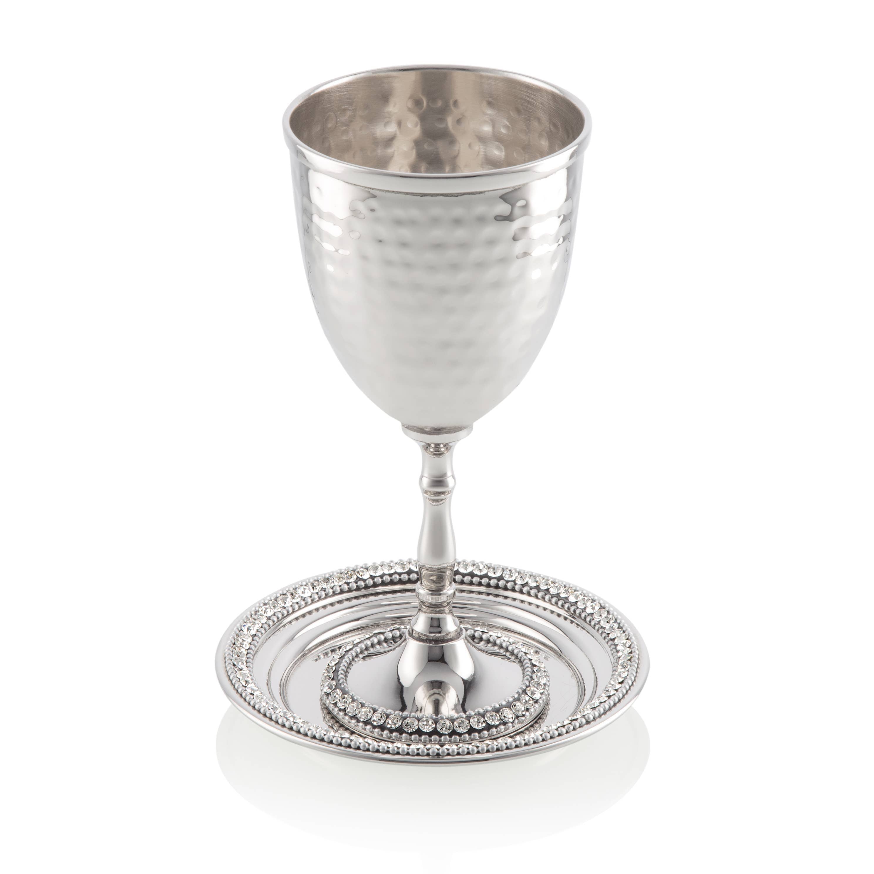 Stainless Steel Kiddush Cup on Tray、mySite、topwebapps