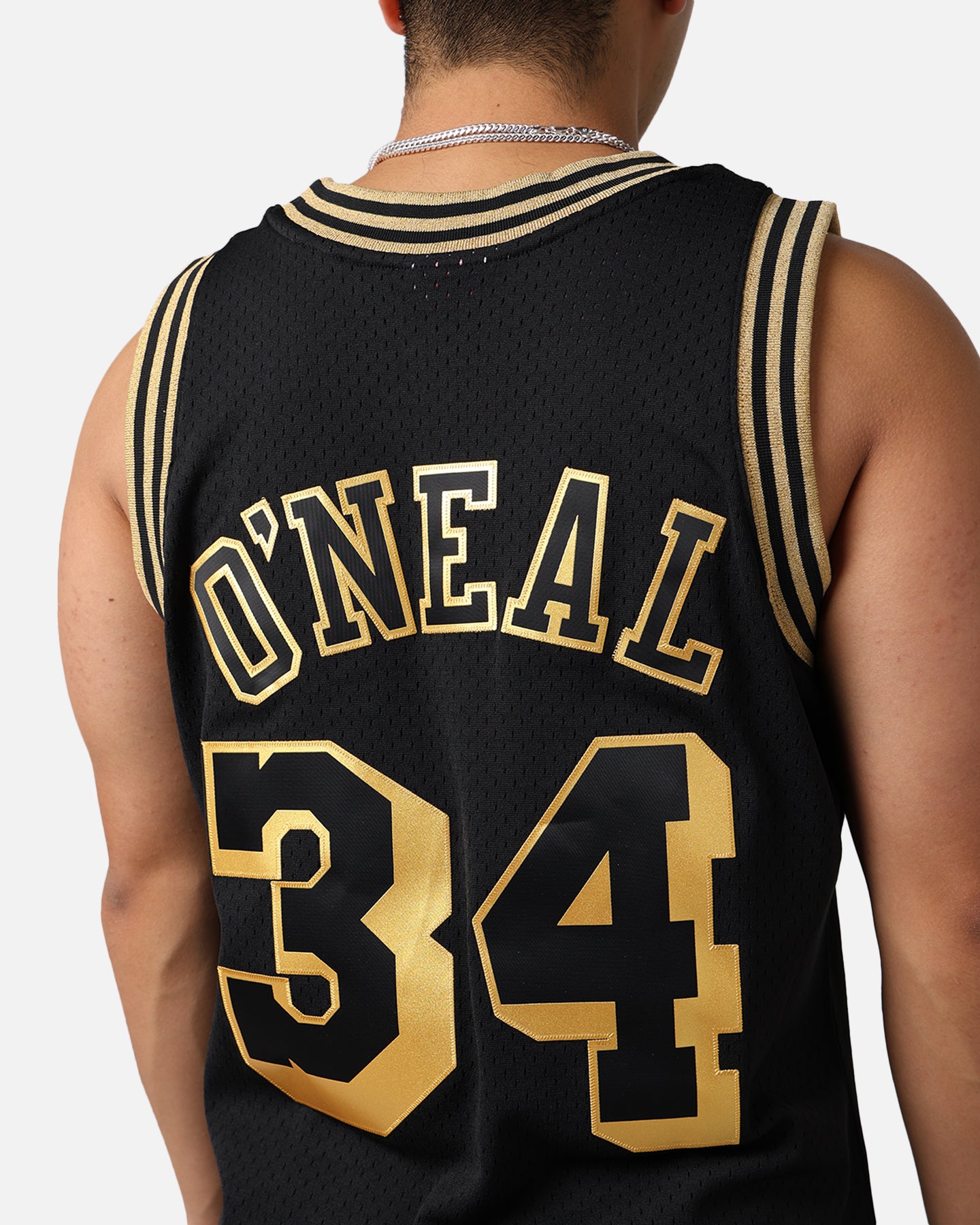 Mitchell & Ness Los Angeles Lakers Shaquille O'Neal '96-97 Swingman Jersey Black/Gold、mySite、zt4zffjzw