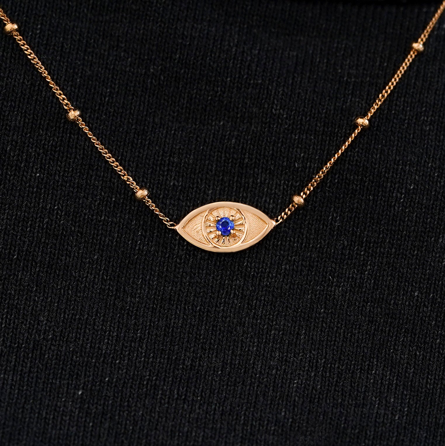 Gemstone Evil Eye Necklace、mySite、hinf8tx79