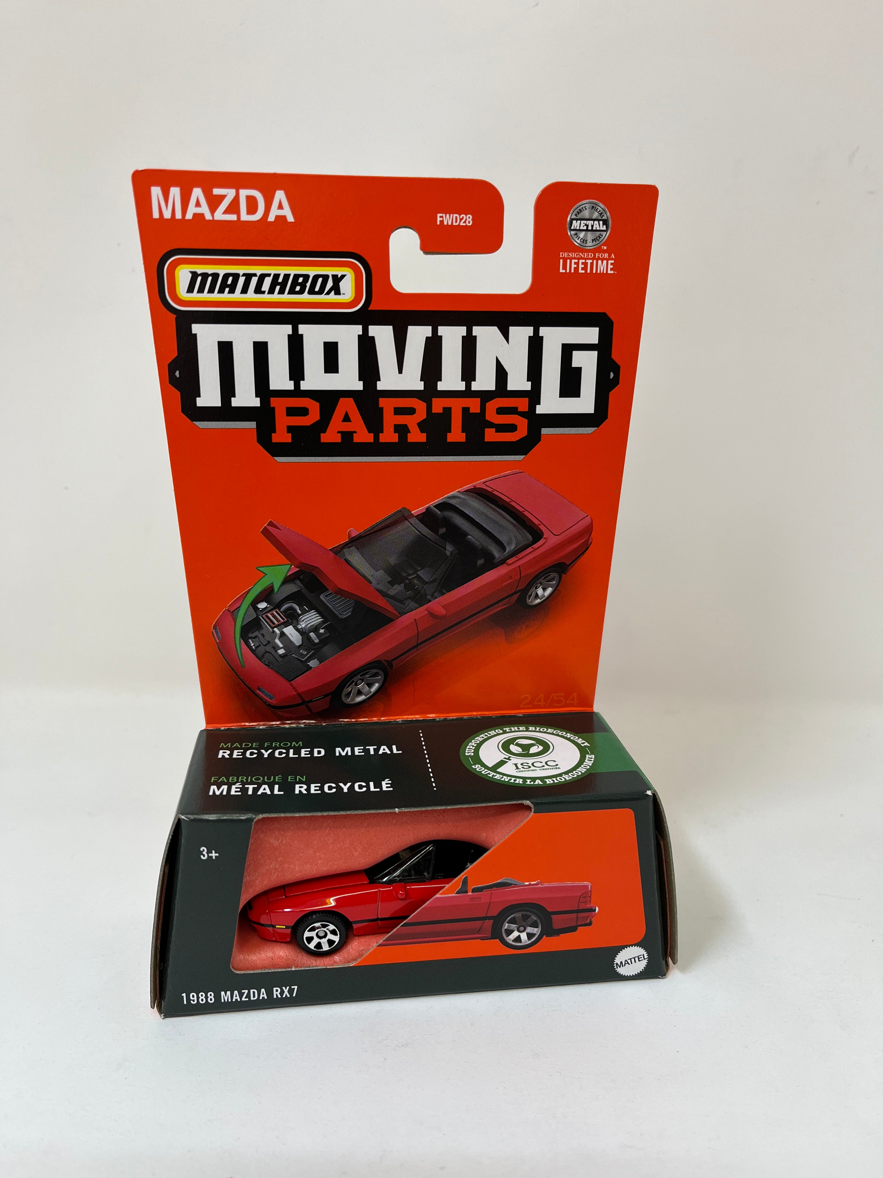 1988 Mazda RX7 * RED * 2024 Matchbox Moving Parts Case M、mySite、hgirdovlk
