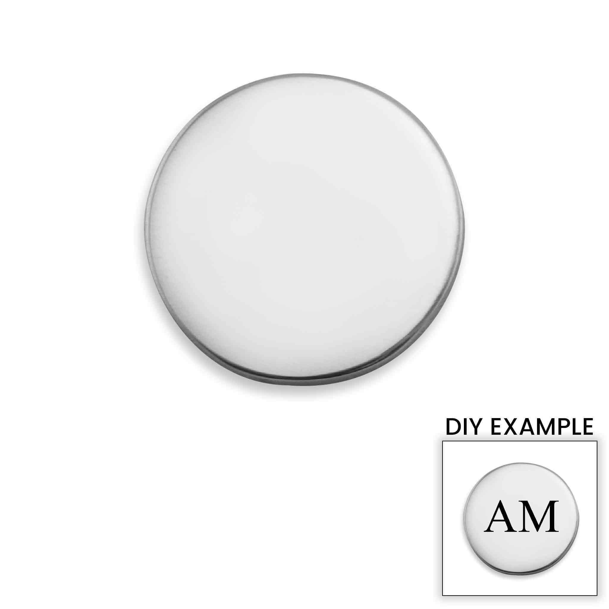 Blank Round Polished Stainless Steel Pendant / SBB0014、mySite、dreamappss