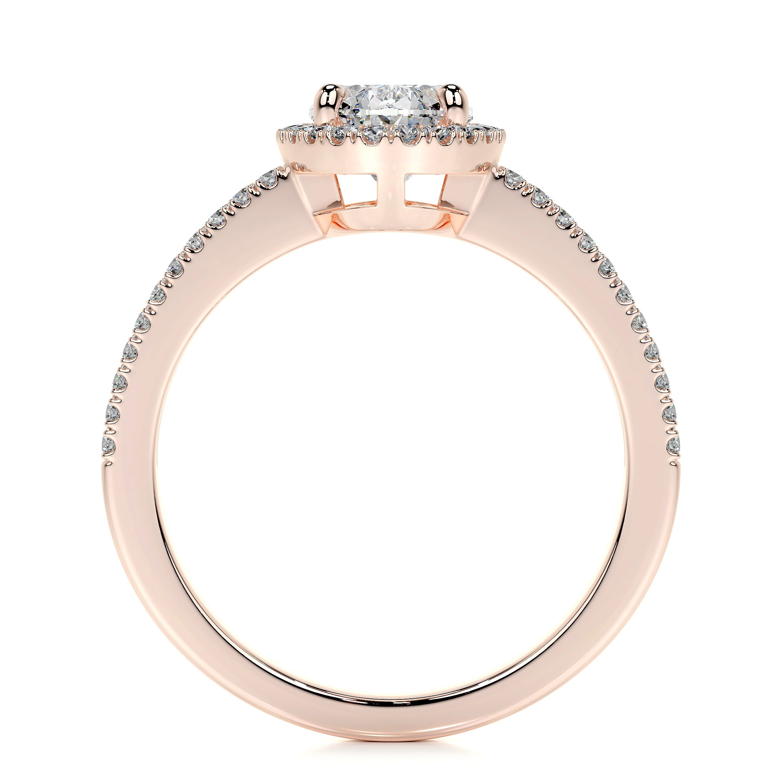 Brielle Lab Grown Diamond Ring -14K Rose Gold、mySite、hinf8tx79