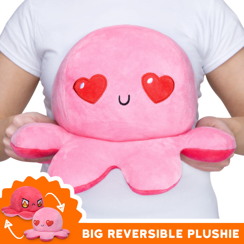 TeeTurtle Big Reversible Octopus Plushie (Red + Pink)、mySite、lovesweatpilates