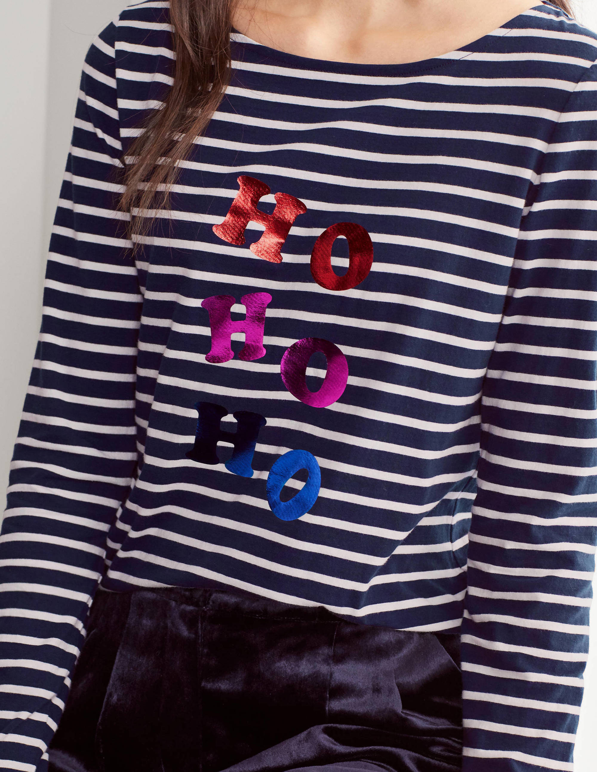  Christmas Breton-Metallic foil slogan、mySite、ashleygrahame