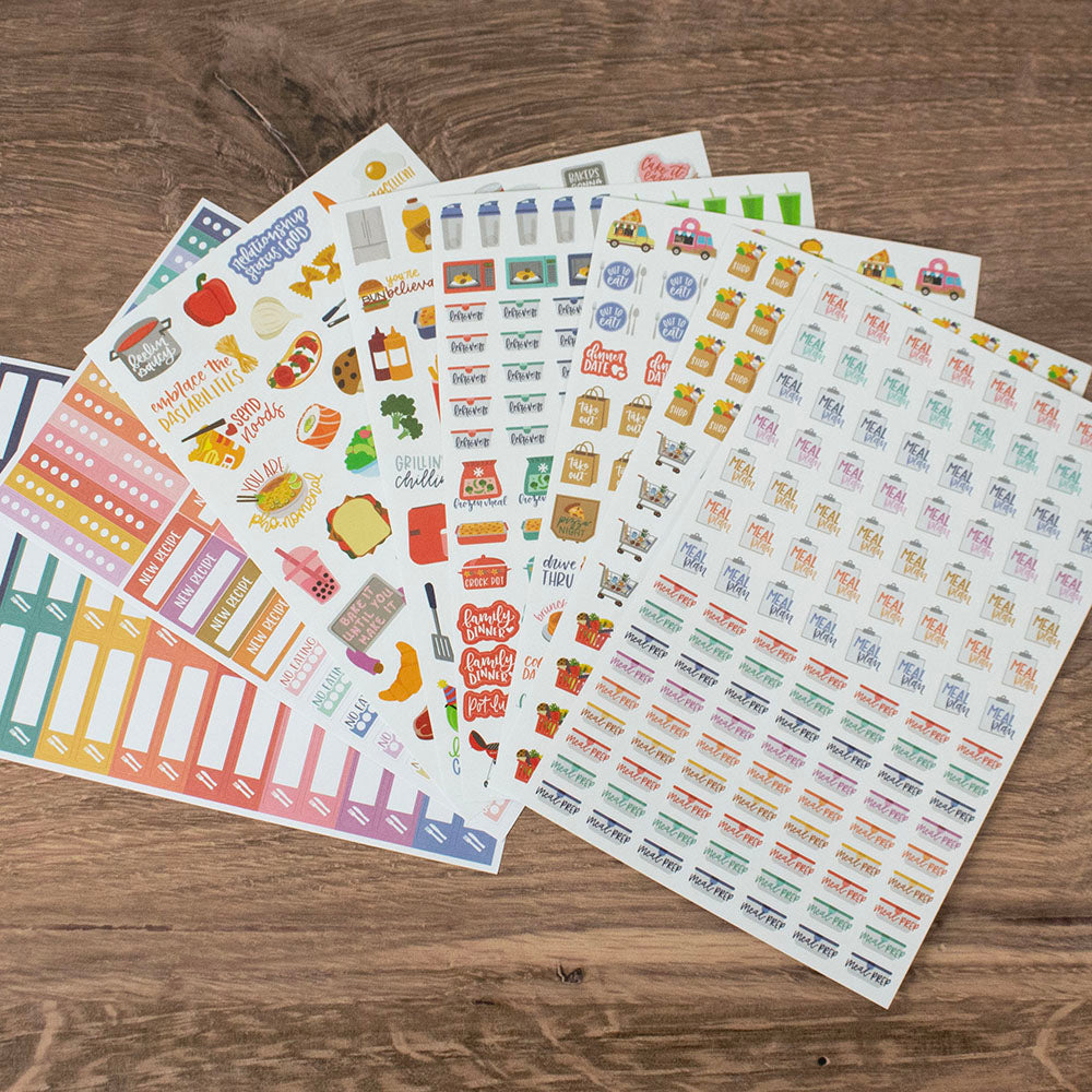  Meal Planning Planner Stickers Pack、mySite、ghnorth