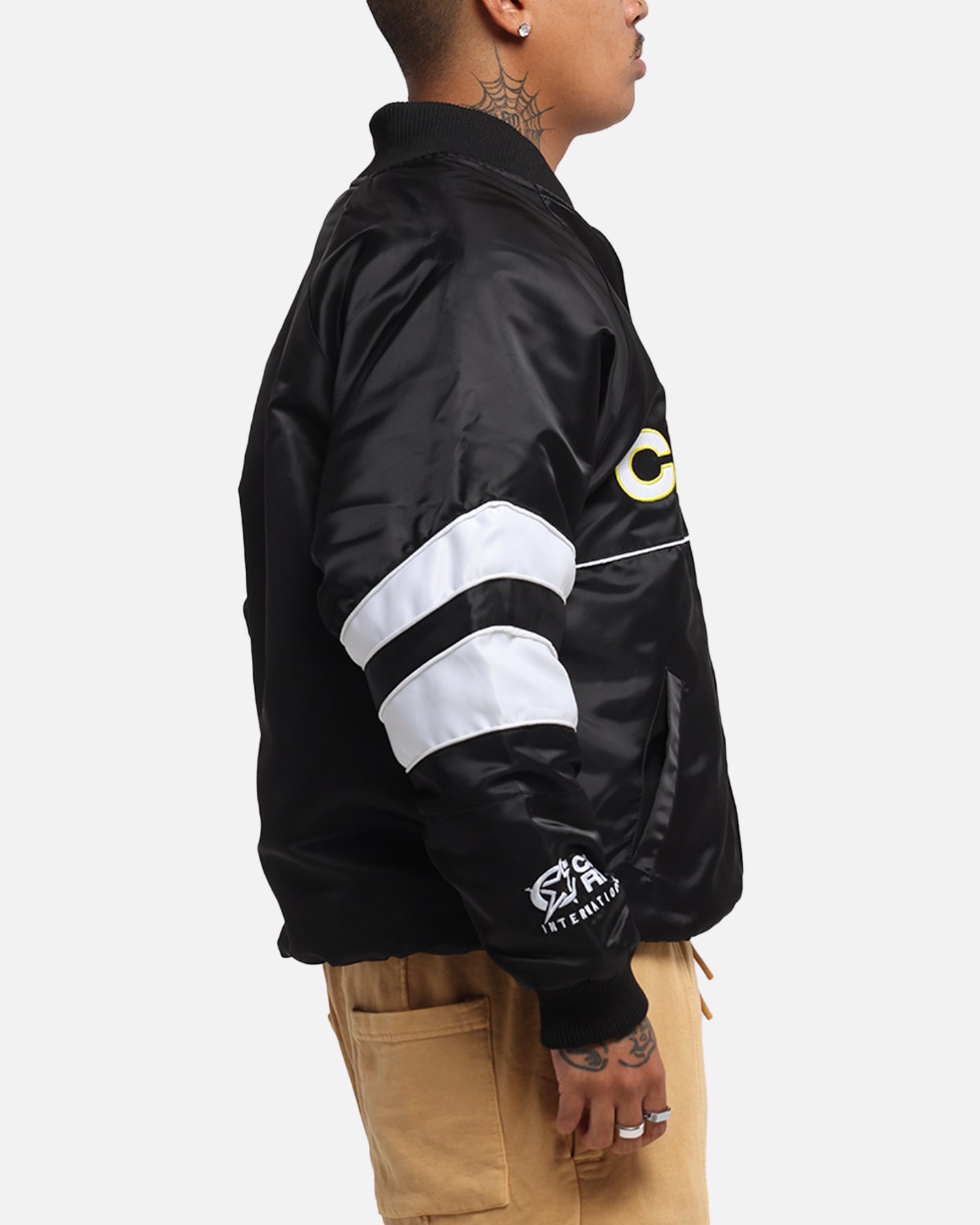 Carre Rally Panelled Bomber Jacket Black、mySite、zt4zffjzw