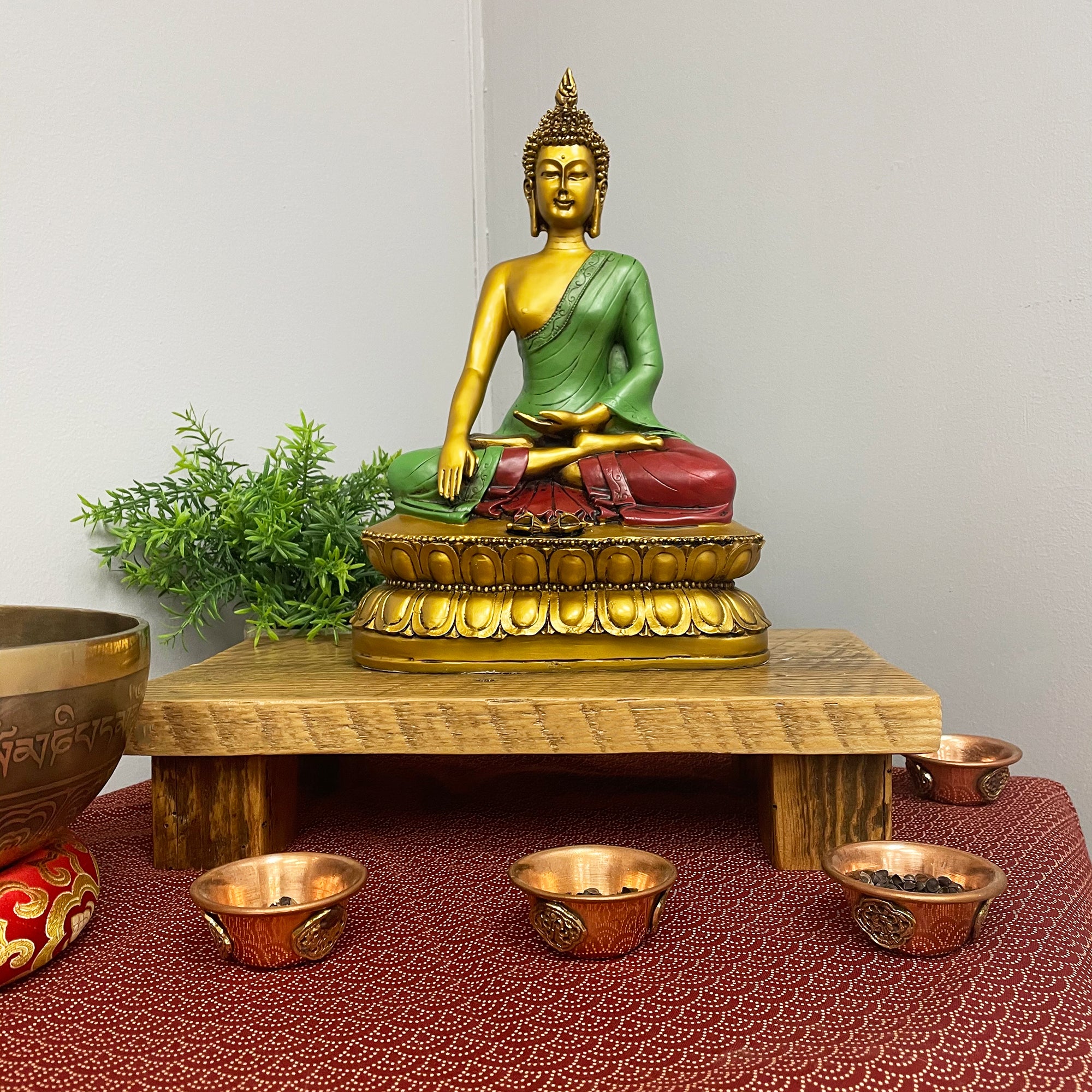 Painted Earth Touching Buddha Statue、mySite、topwebapps
