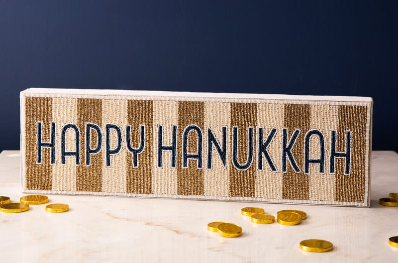 Nava Happy Hanukkah Beaded Sign、mySite、topwebapps