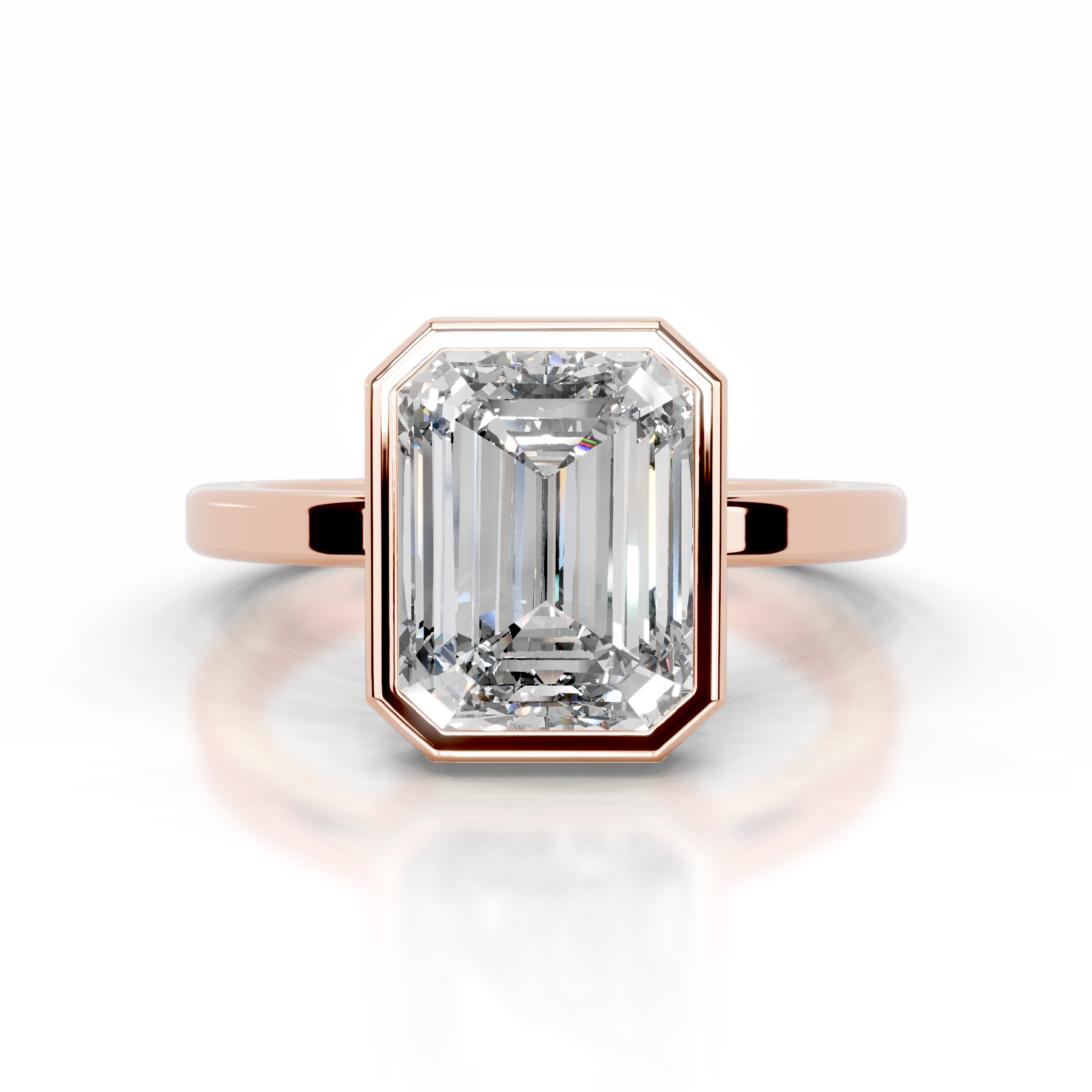 Dima Lab Grown Diamond Ring (2 Carat) -14K Rose Gold、mySite、hinf8tx79