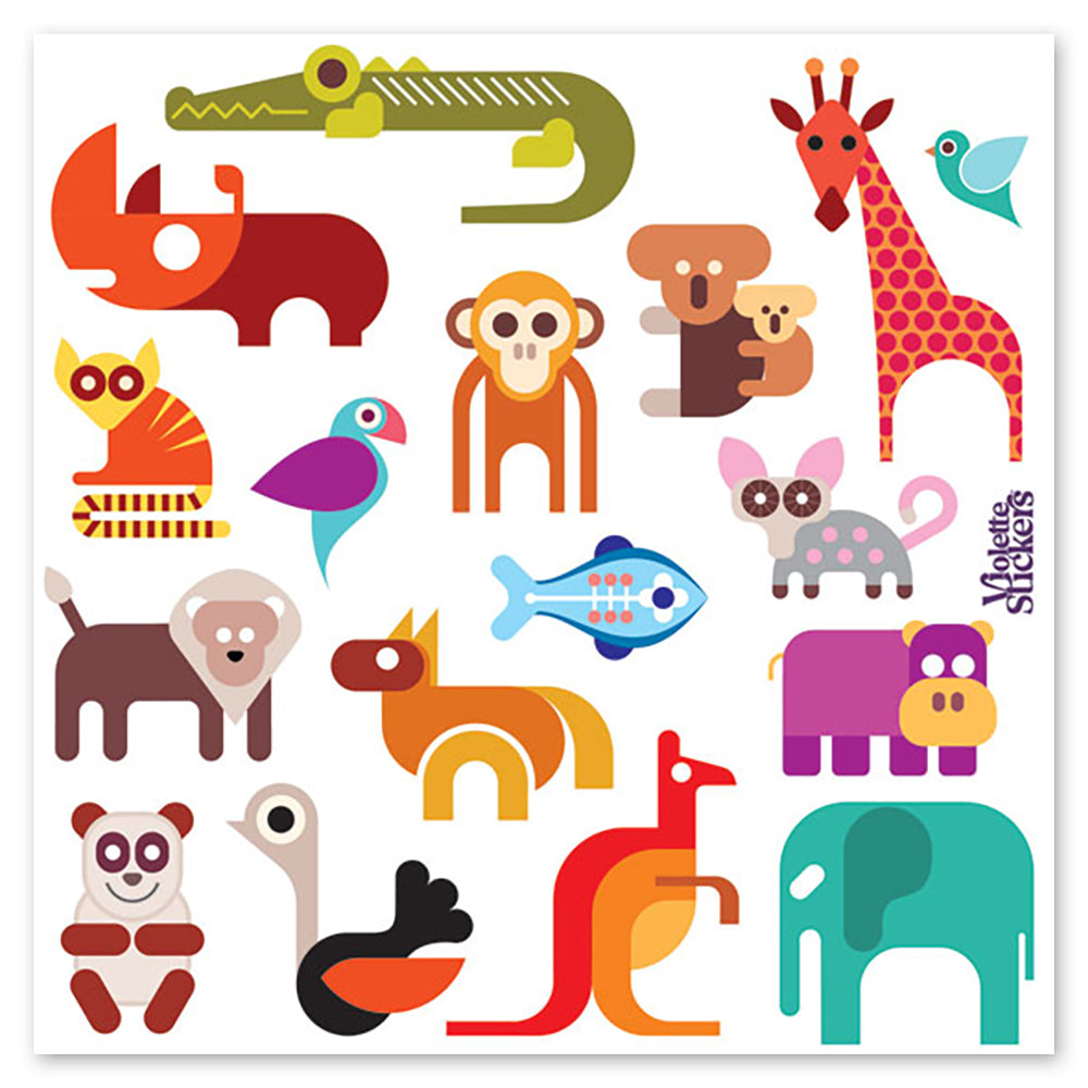  Zoo Animals Stickers、mySite、ghnorth