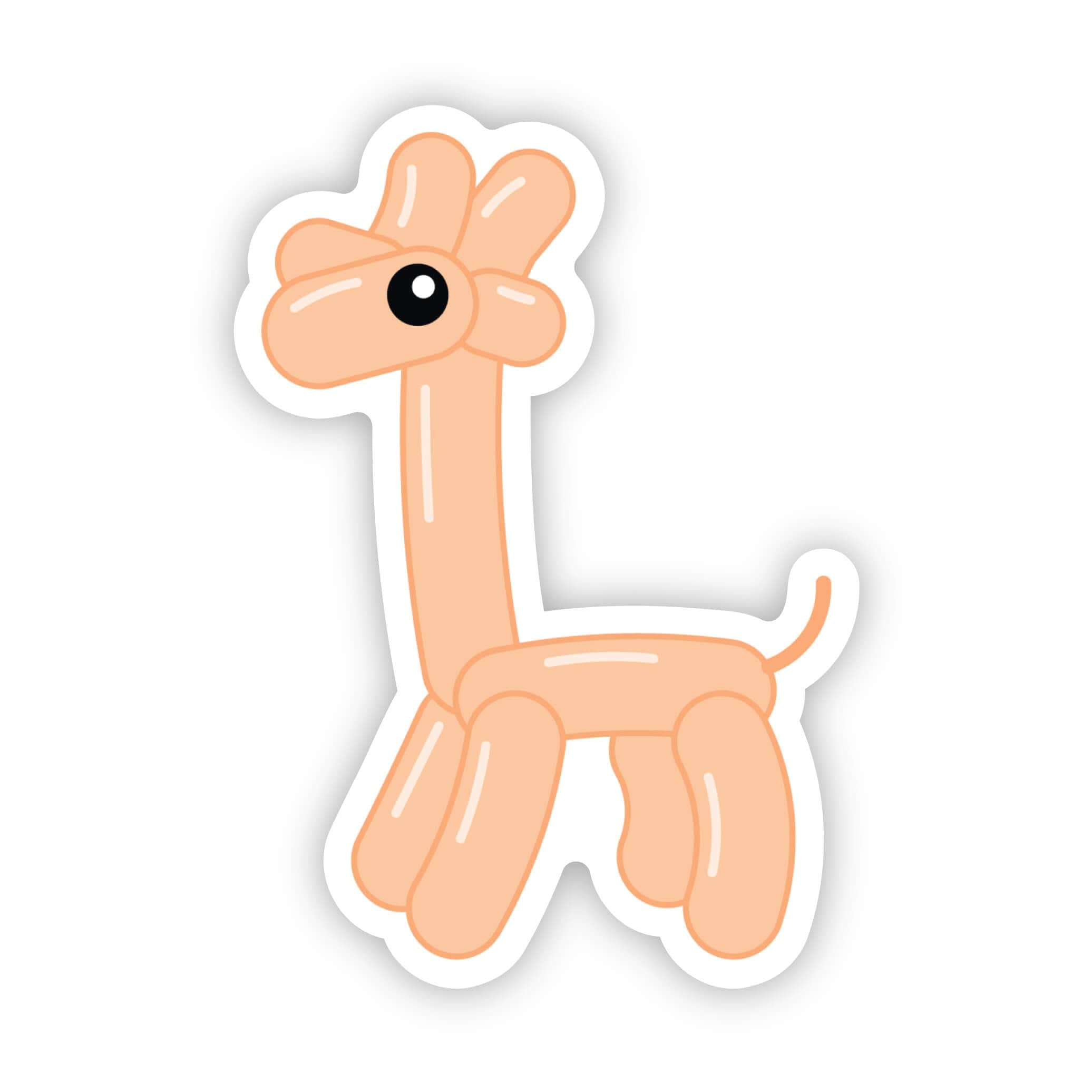  Giraffe Balloon Sticker、mySite、ghnorth