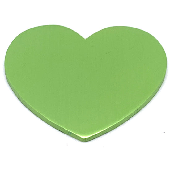 Blank Green Aluminum Heart / ALM0013、mySite、dreamappss