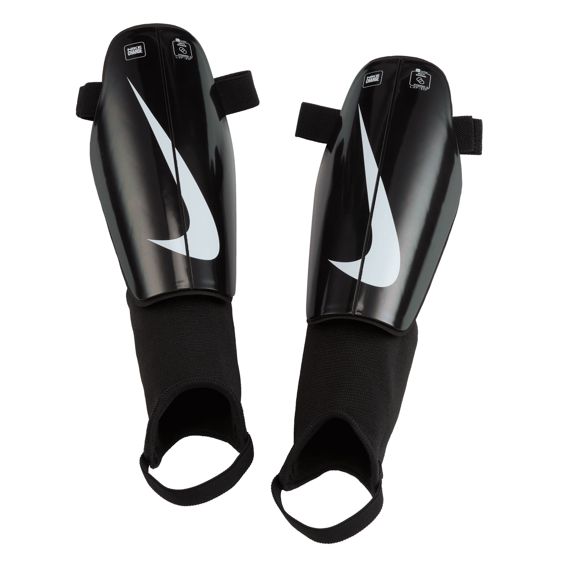 Nike Charge Shin Guards Black/White、mySite、noshort