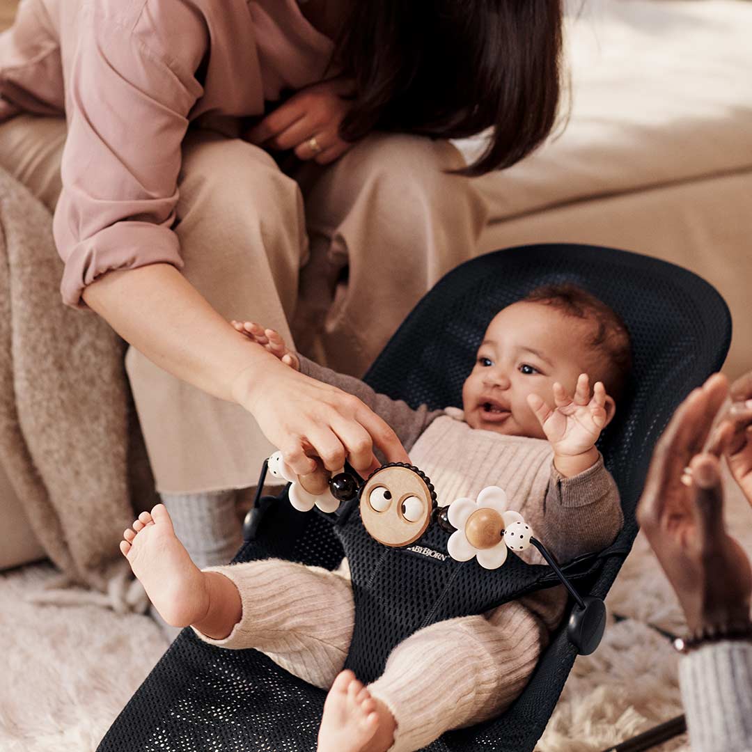  BabyBjorn Bouncer Toy - Googly Eyes - Black + White、mySite、merchandisen