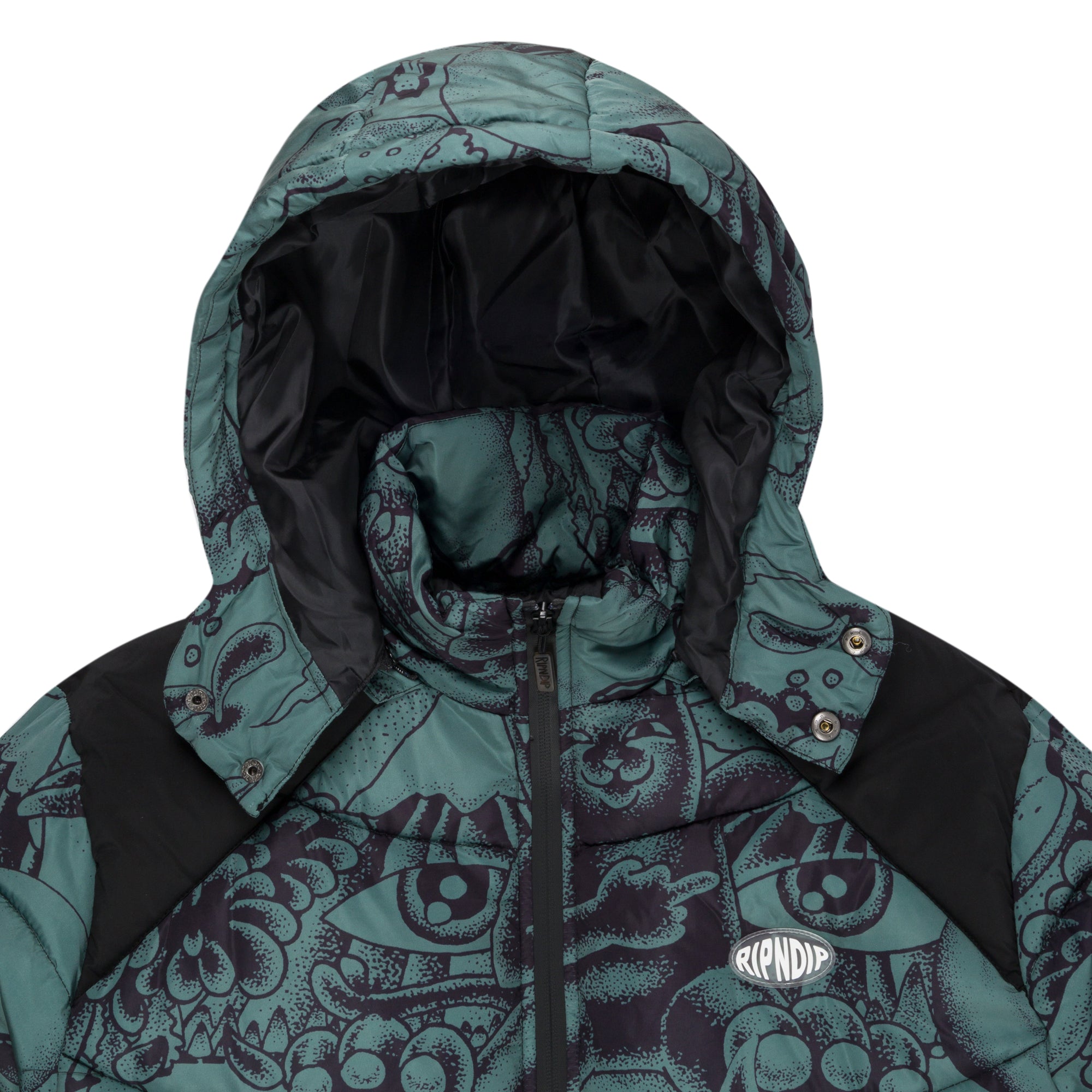  Dark Twisted Fantasy Puffer Jacket (Olive/Black)、mySite、merchandisen