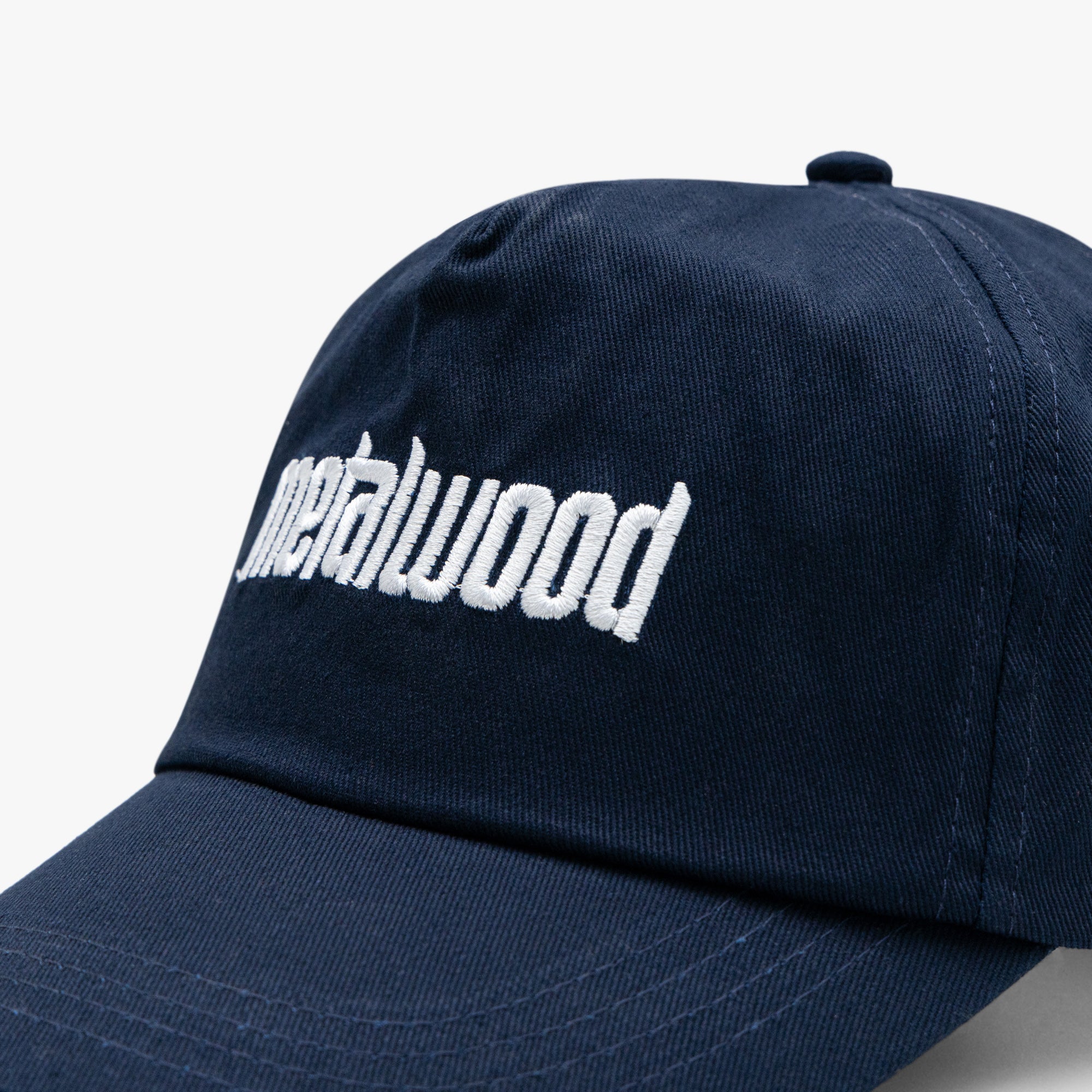  Metalwood Logo 5-Panel Hat Navy、mySite、merchandisen