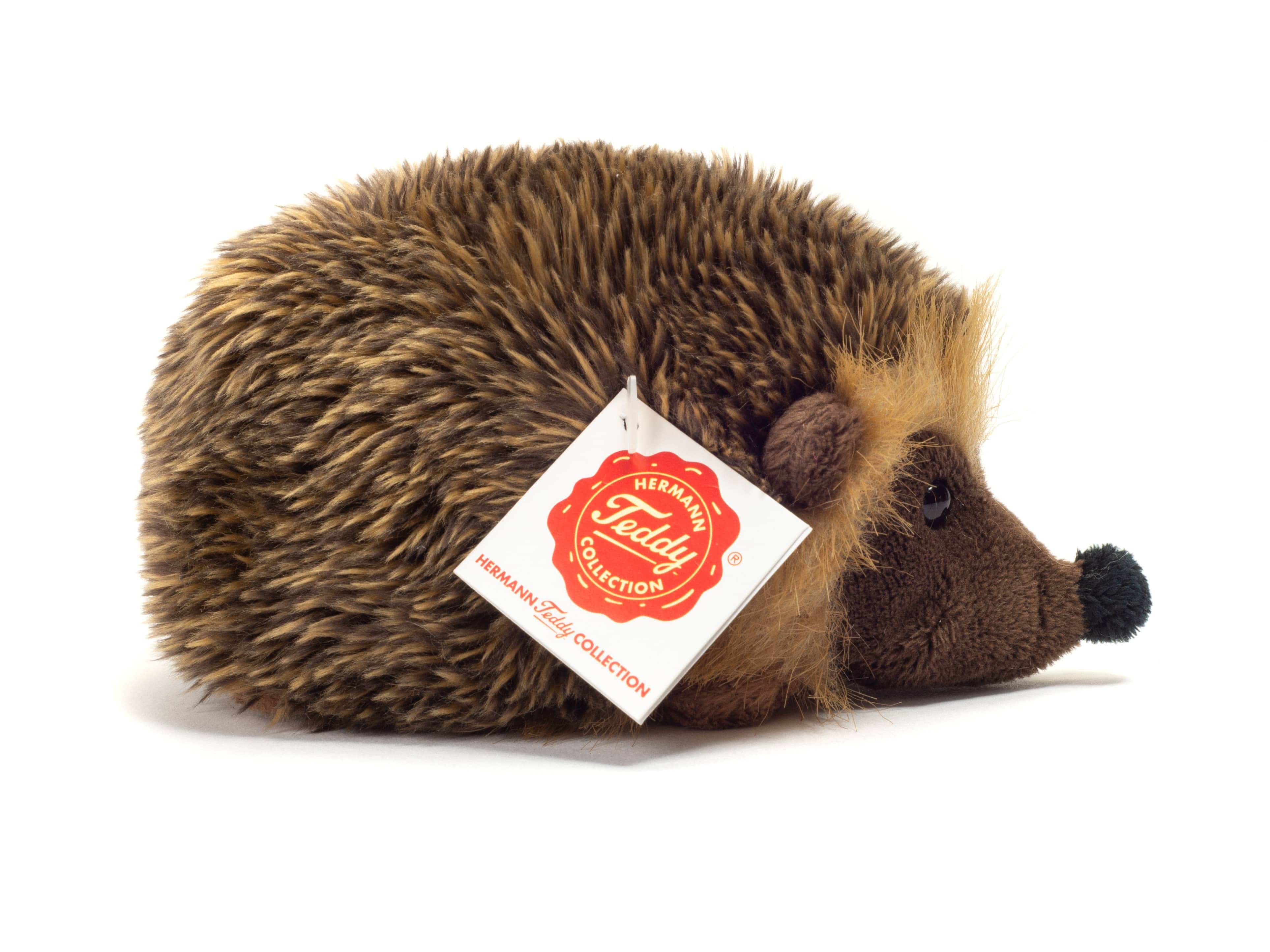 European Brown Hedgehog 15 cm - plush toy by Teddy Hermann、mySite、g9winljtr