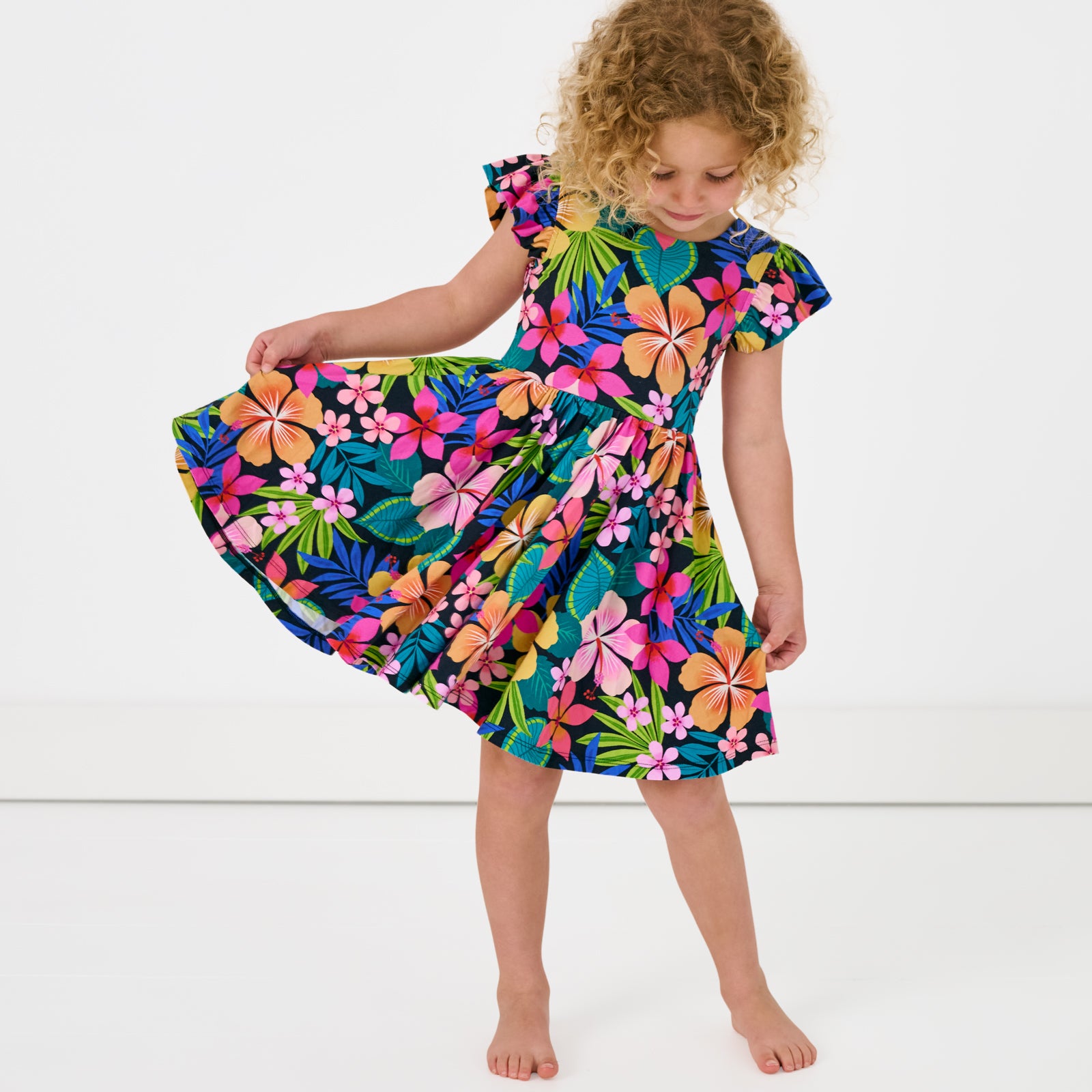  Jungle Blooms Flutter Twirl Dress、mySite、layawaytickets