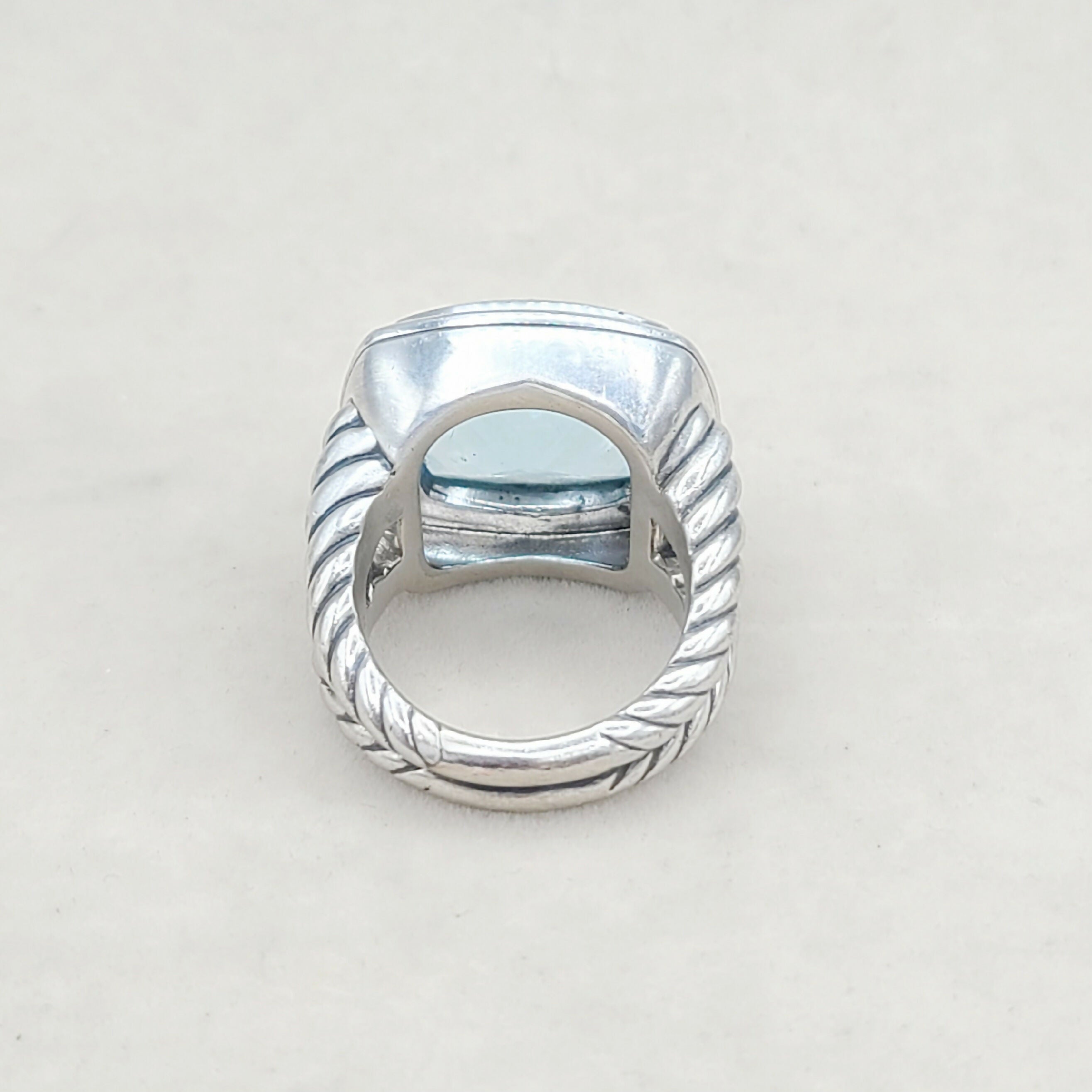 David聽Yurman聽Albion聽17mm聽Blue聽Topaz聽Ring、mySite、hinf8tx79