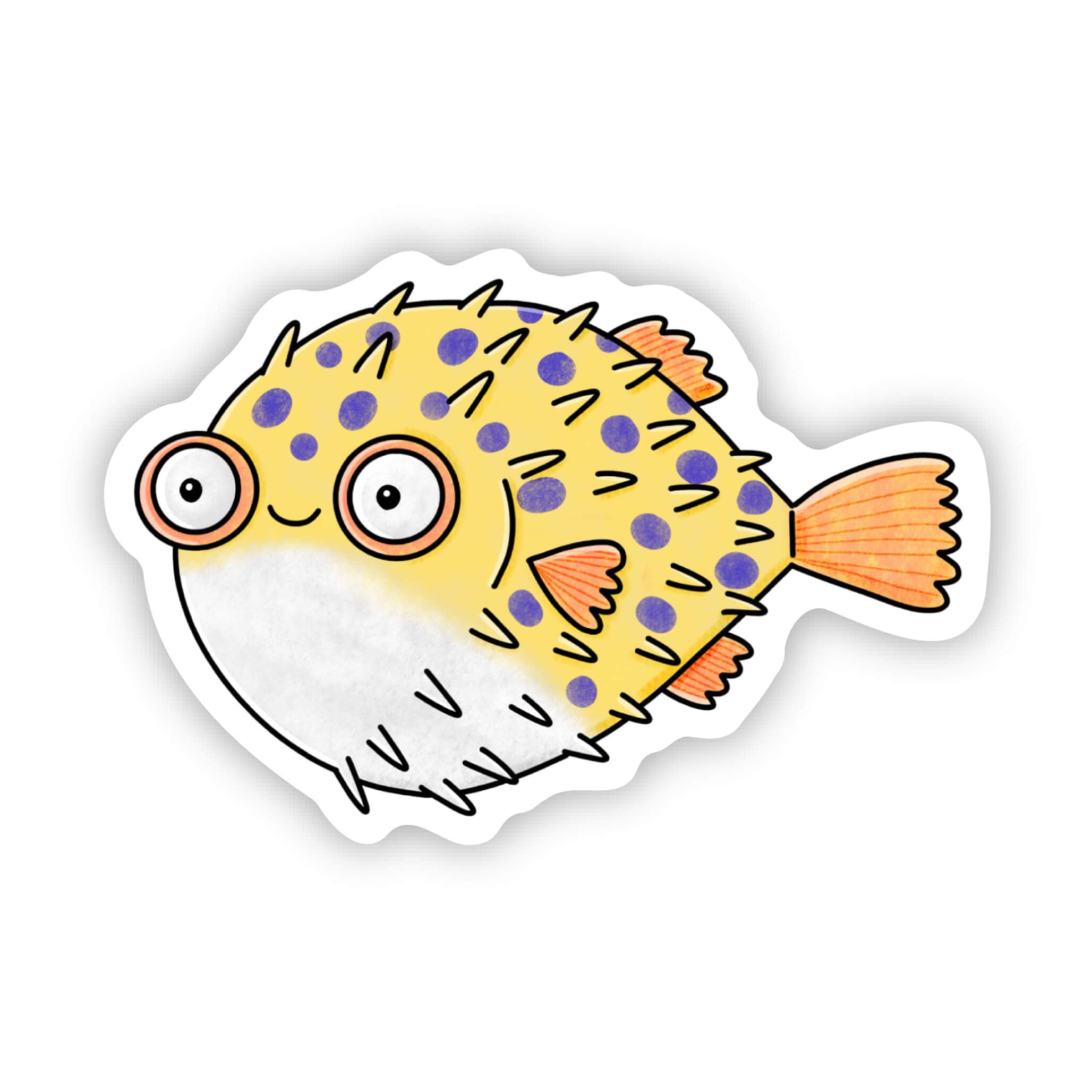  Puffer Fish Sticker、mySite、elrpsem3k